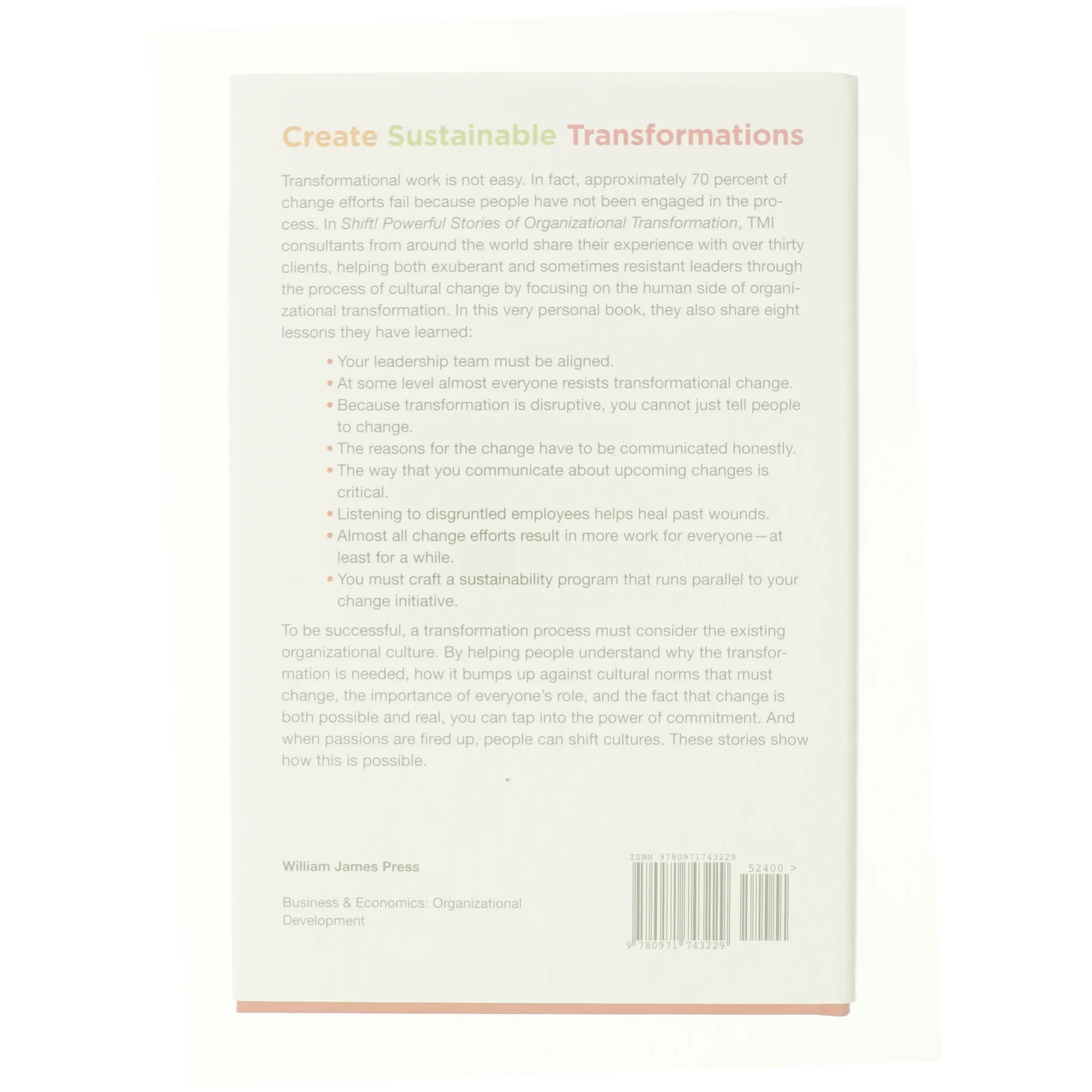 Shift! Powerful Stories of Organizational Transformation af . (Bog)