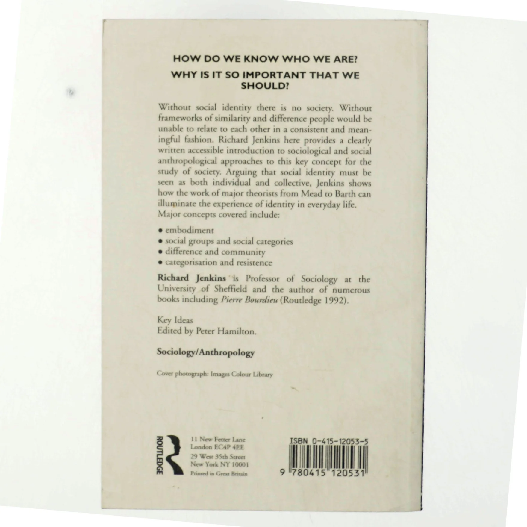 Social identity af Richard Jenkins (Bog)