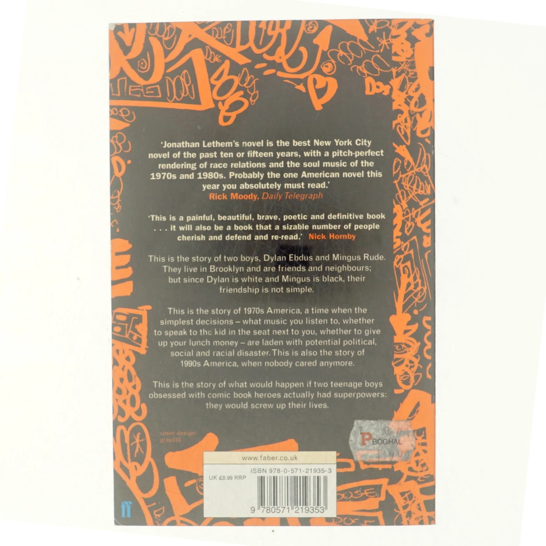 The fortress of solitude : a novel af Jonathan Lethem (Bog)