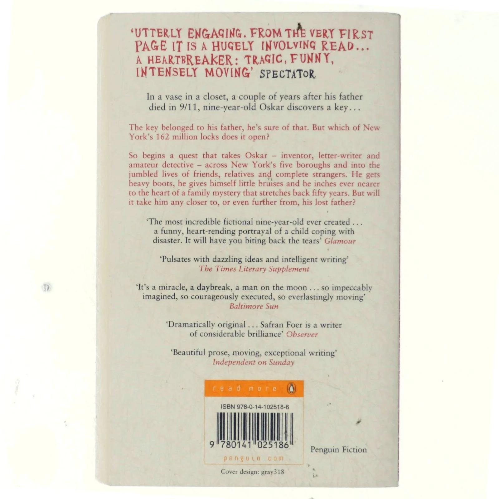 Extremely loud & incredibly close af Jonathan Safran Foer (Bog)