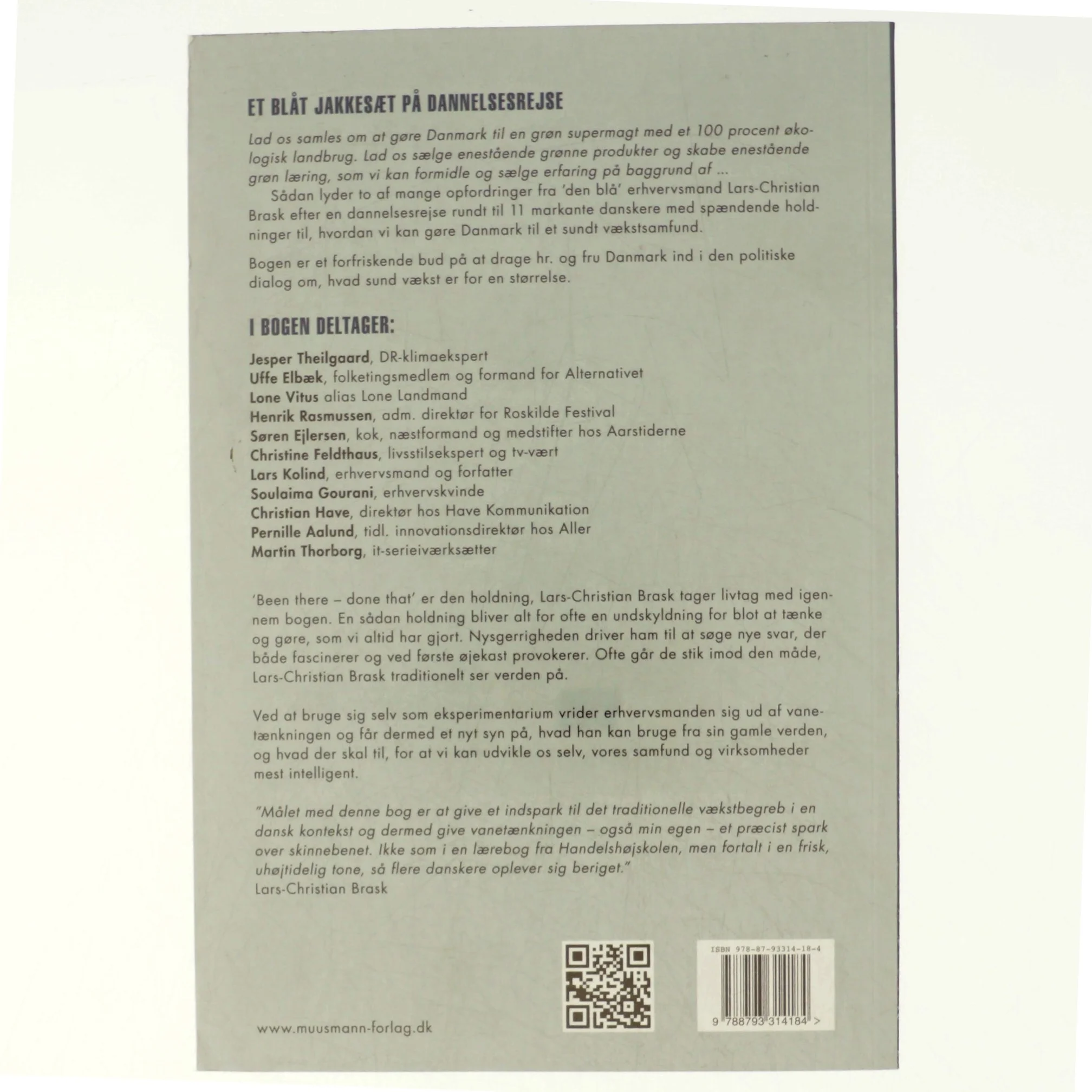 Vilje til forandring af Lars-Christian Brask (Bog)