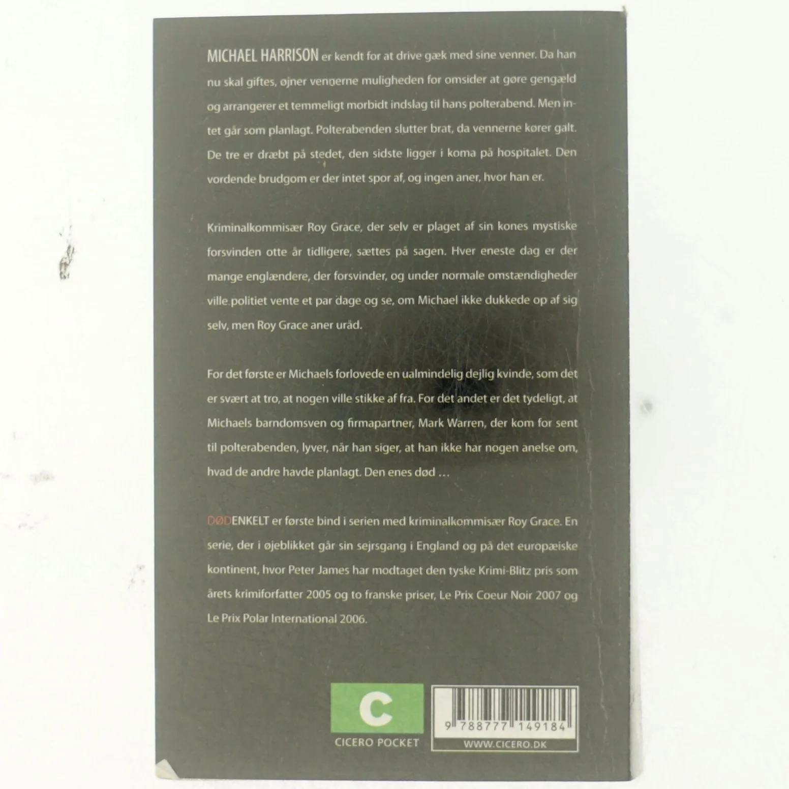 Dødenkelt af Peter James (f. 1948) (Bog)