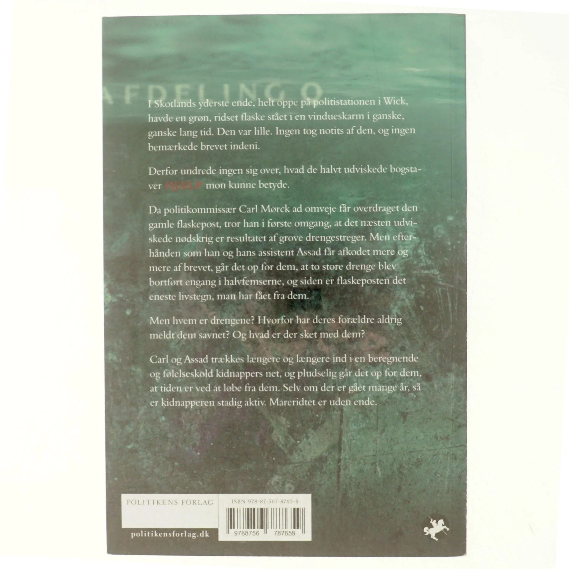 Flaskepost Fra P af Adler-Olsen, Jussi (Bog)