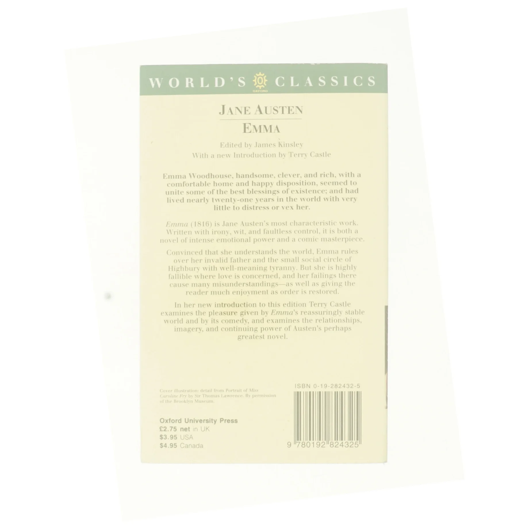 Emma (Ved Terry Castle) af Jane Austen (Bog)