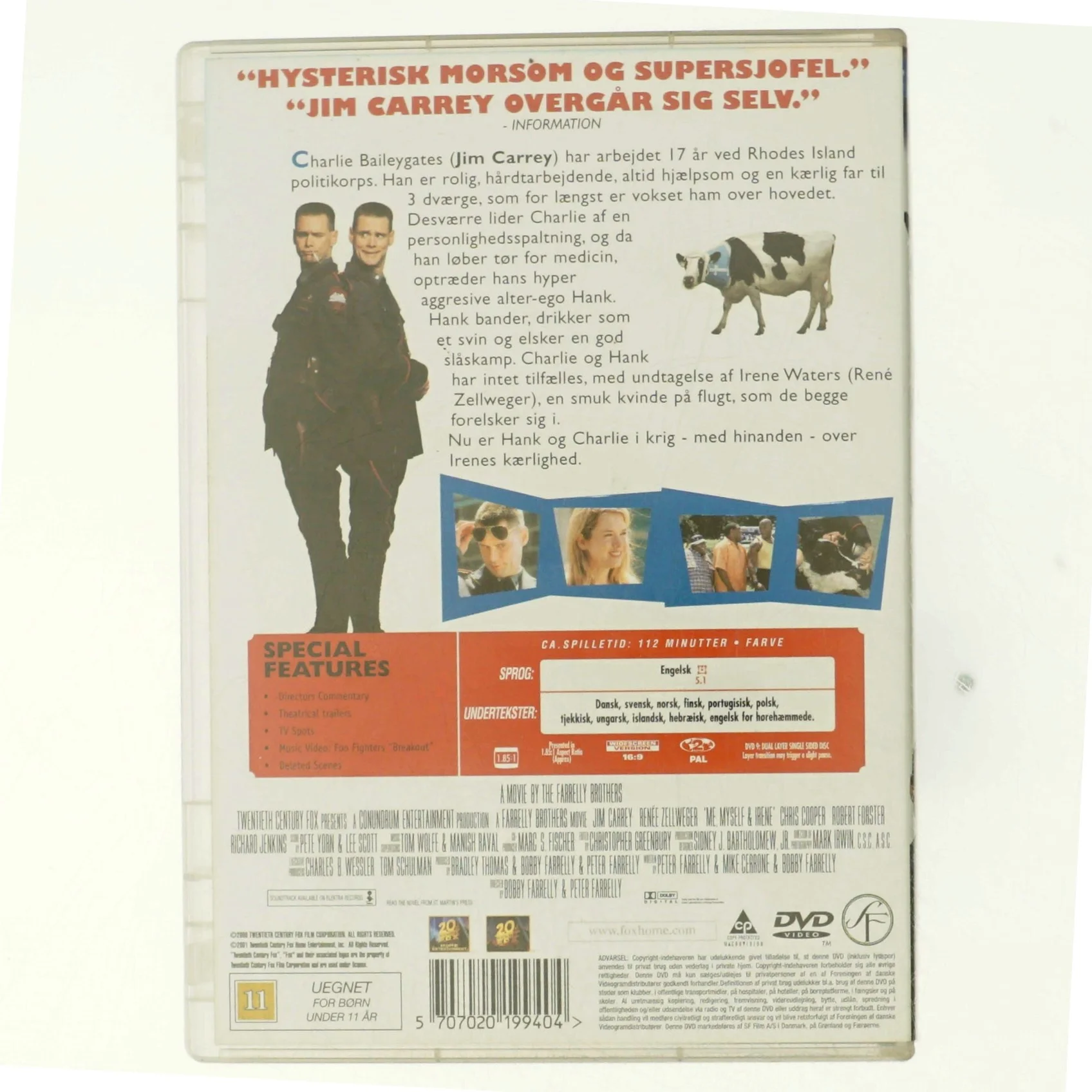 Jeg, mig og Irene (dvd)