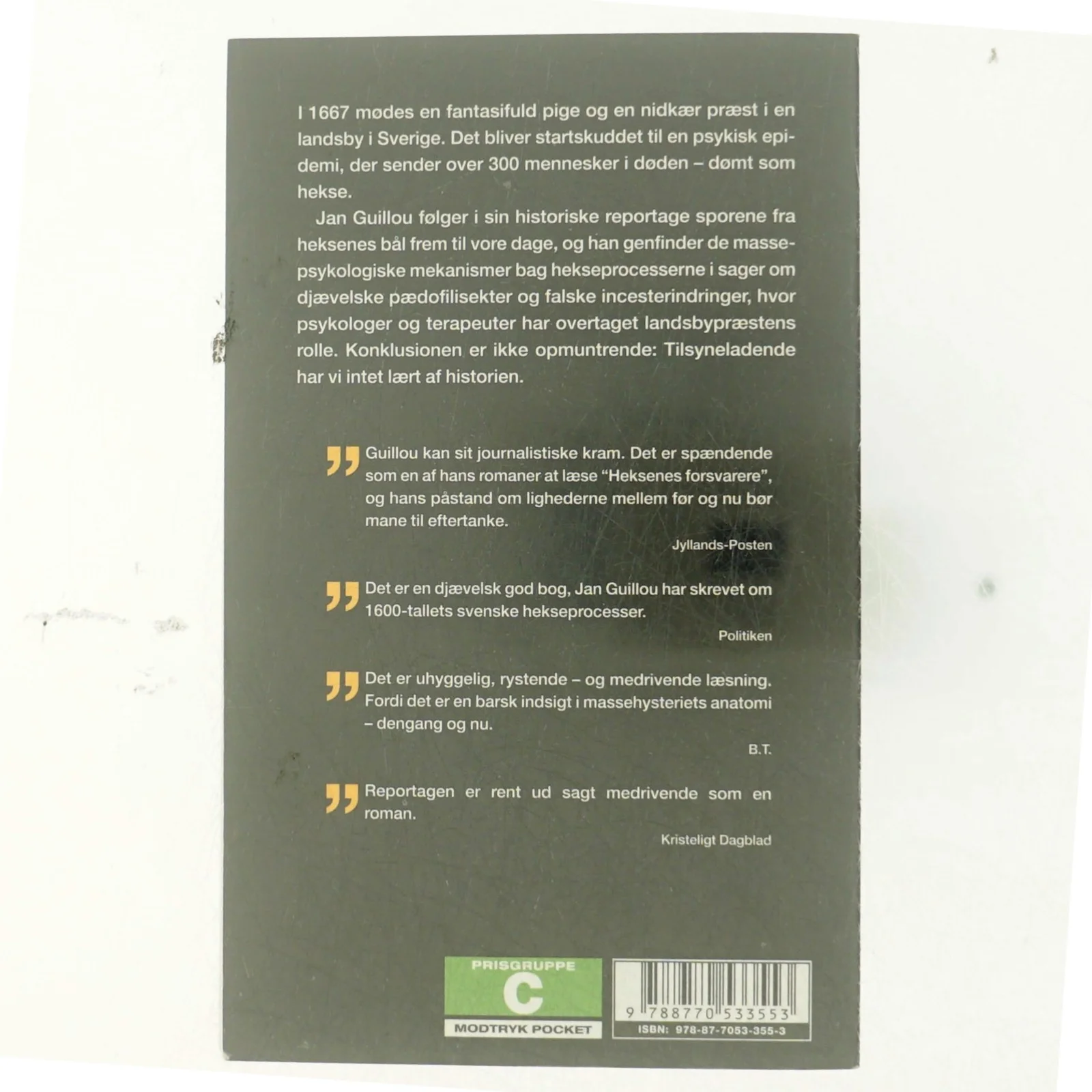 Heksenes forsvarere : en historisk reportage af Jan Guillou (Bog)