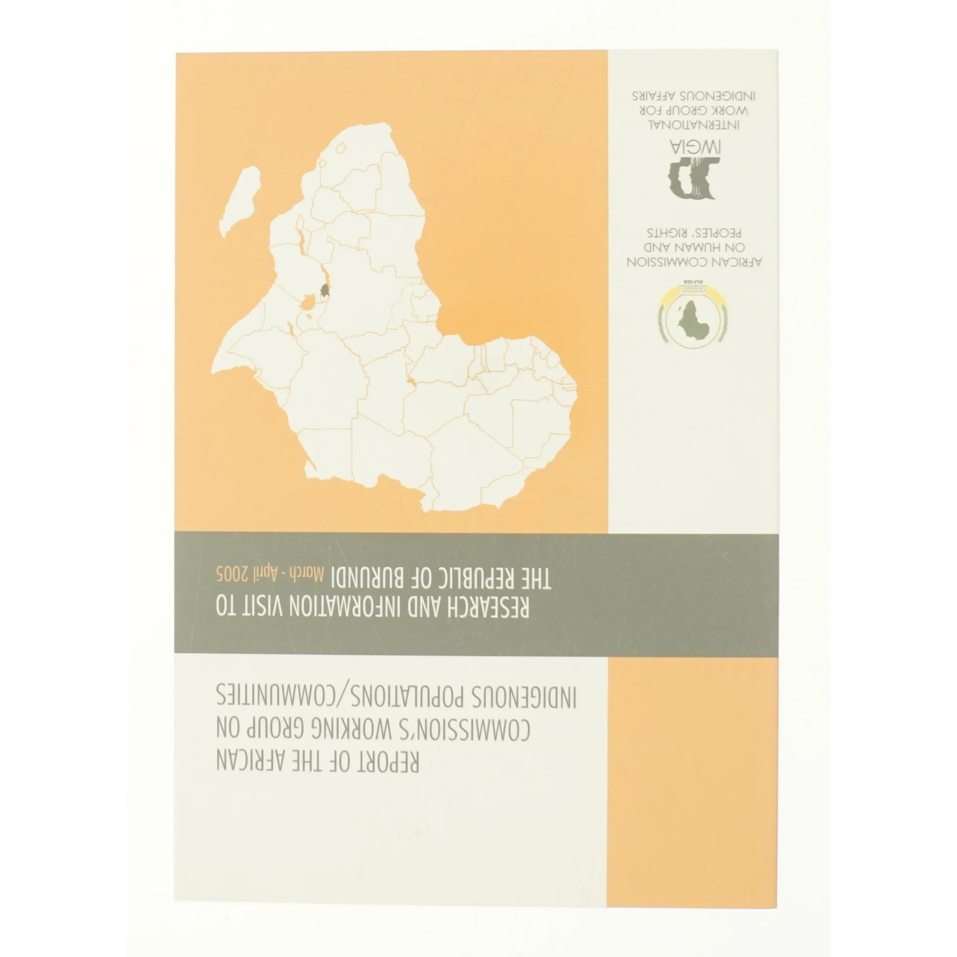 Repport of the african commissions working group on indigenous populations (bog)