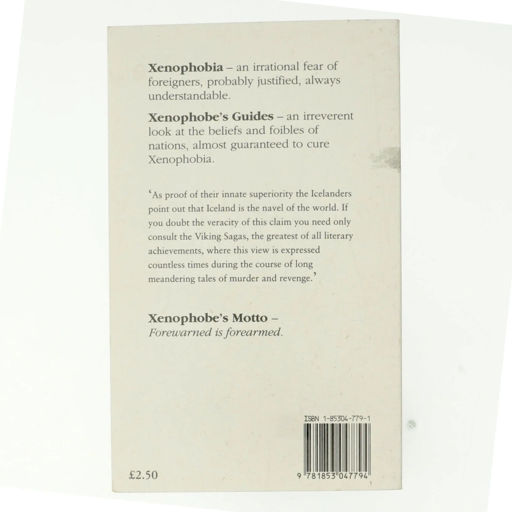 The Xenophobe's Guide to the Icelanders af Richard Sale (Bog)