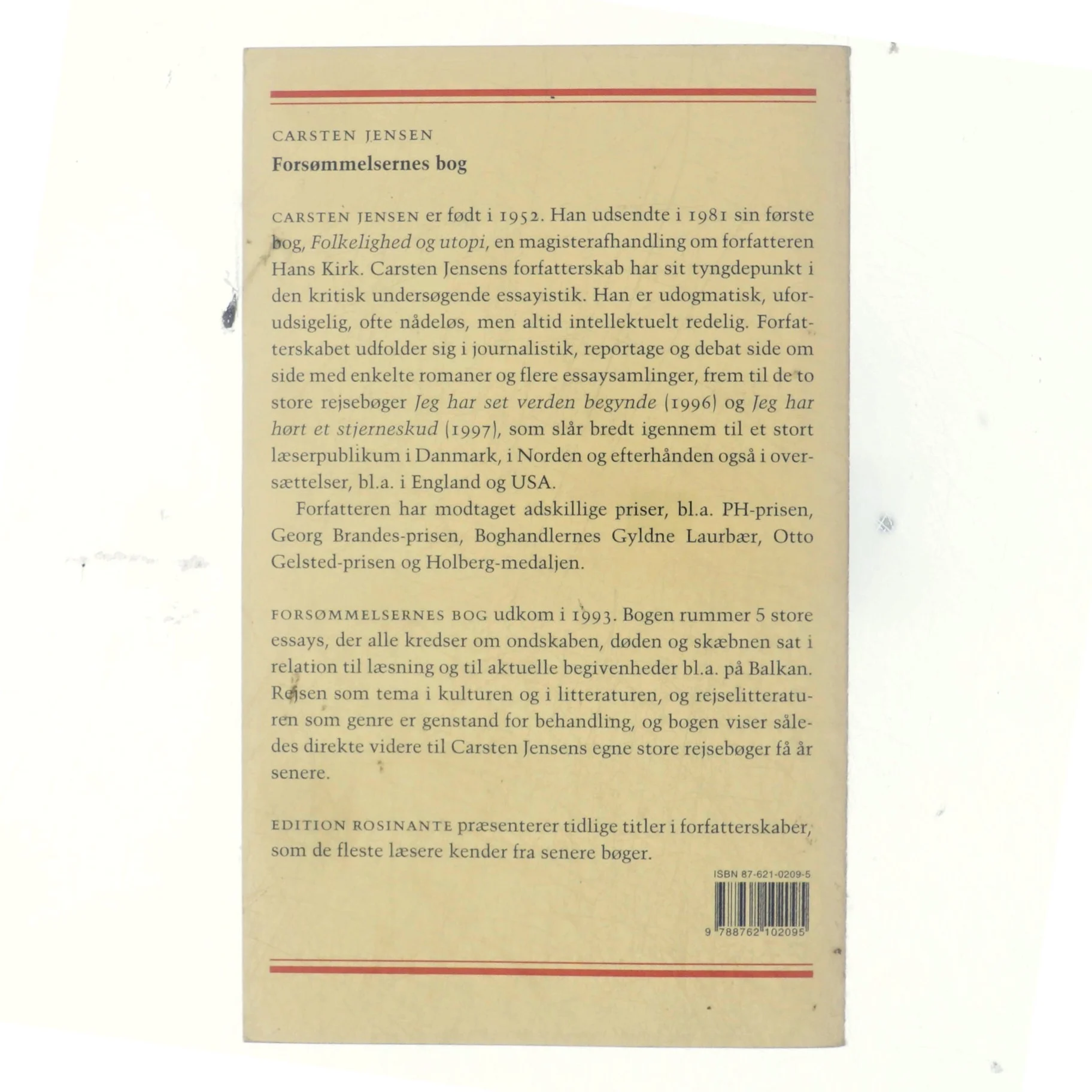 Forsømmelsernes bog af Carsten Jensen (f. 1952) (Bog)