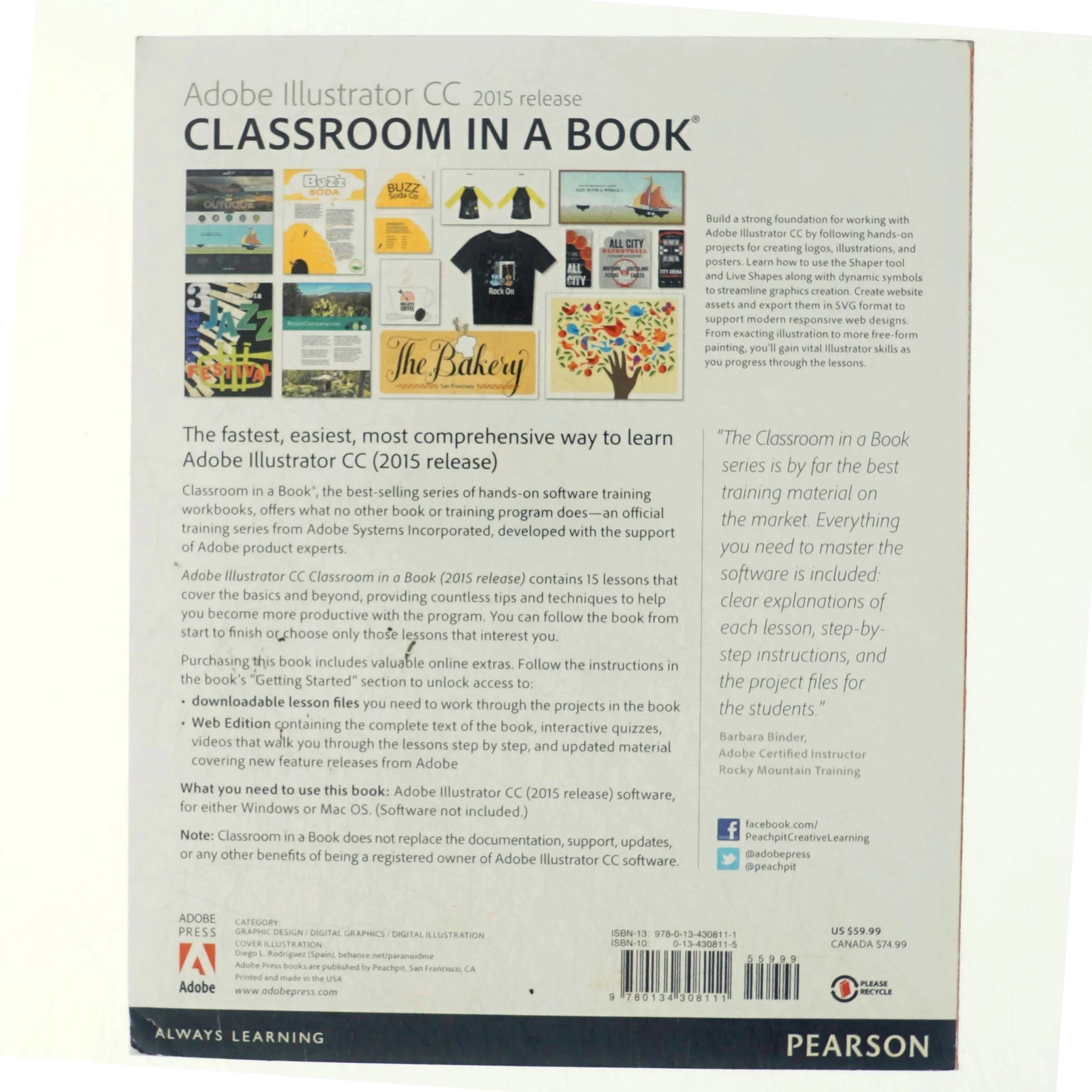 Adobe Illustrator CC - 2015 release af Brian Wood (Bog)