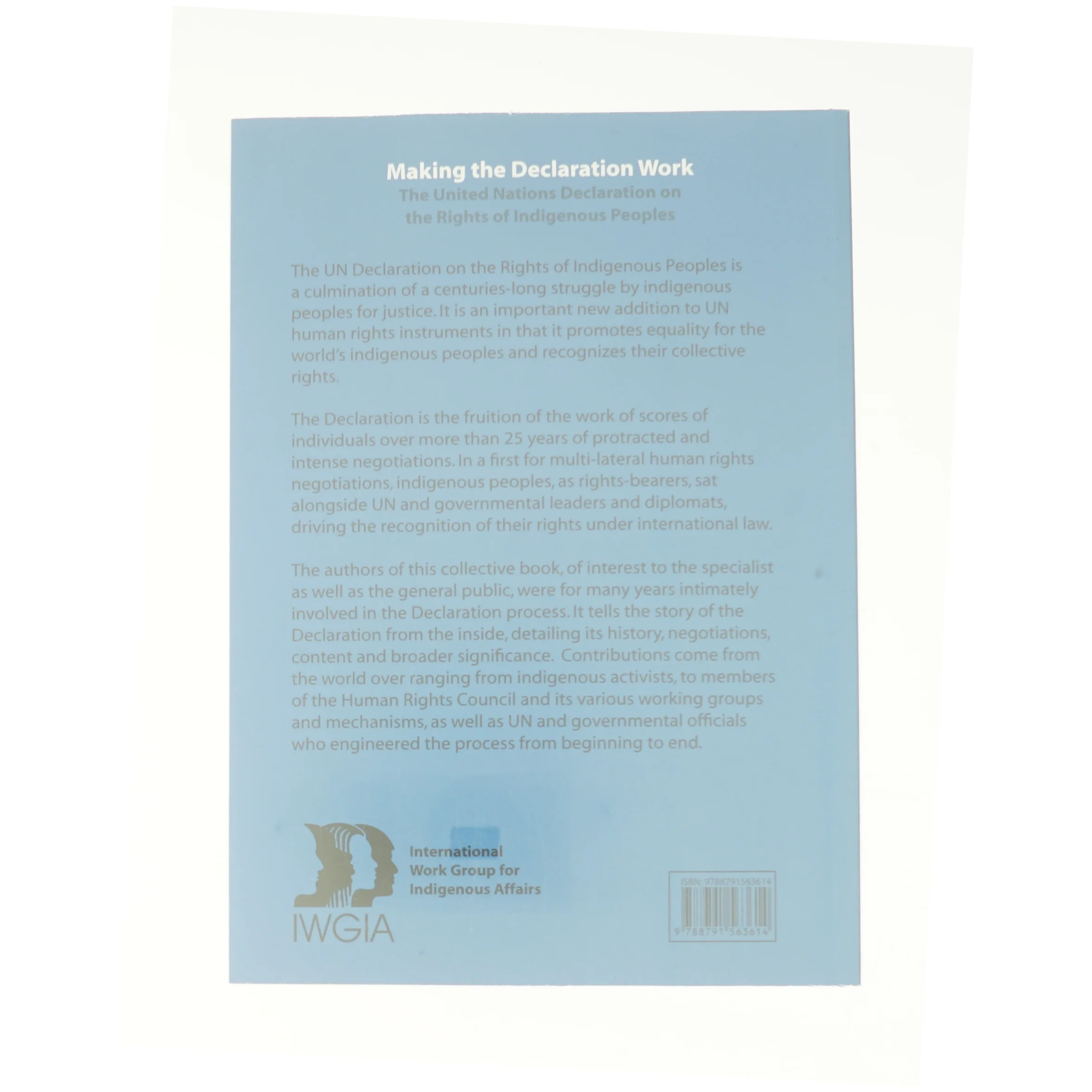 Making the Declaration Work: the United Nations Declaration on the Rights of Indigenous Peoples (Bog)