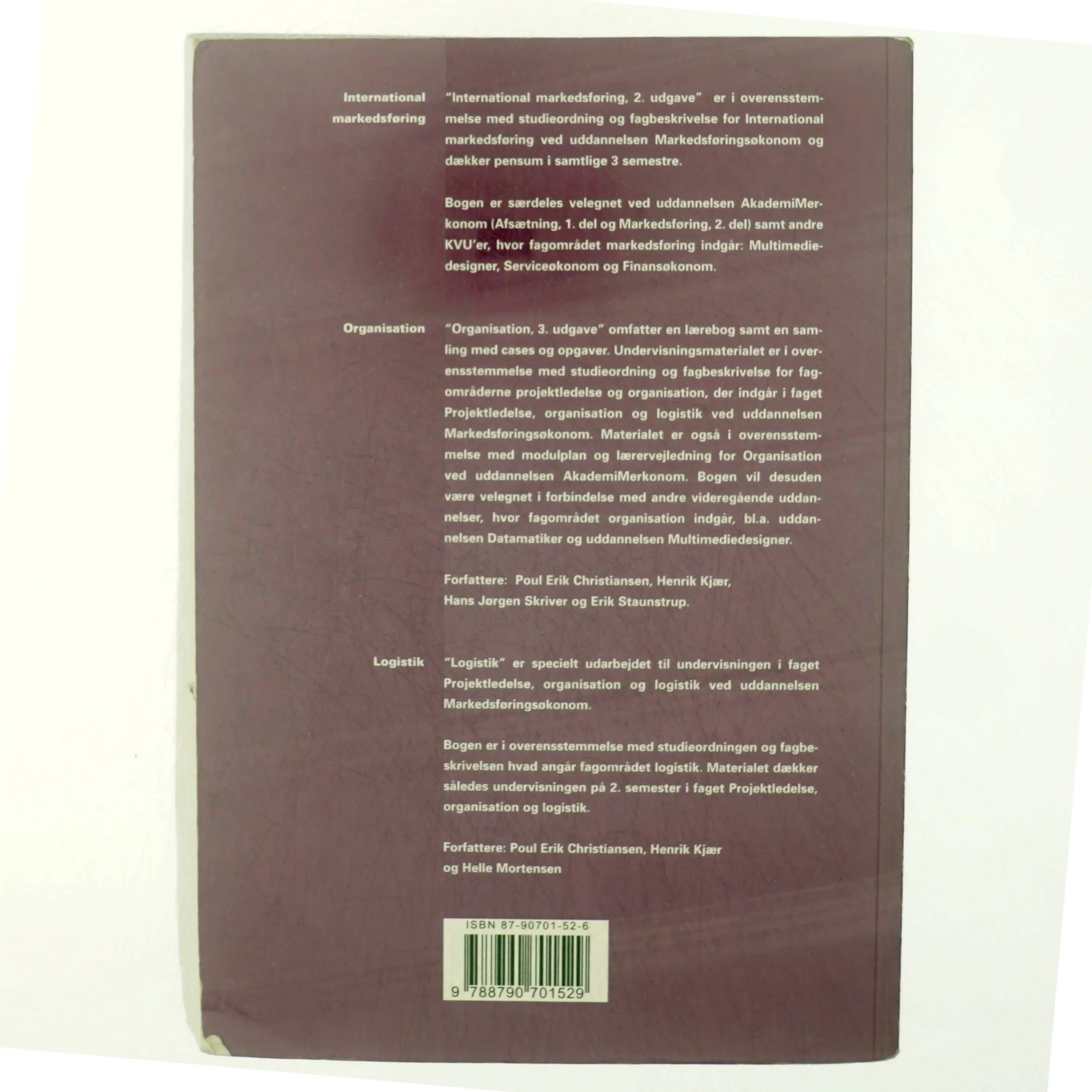 International markedsføring af Finn Rolighed Andersen (Bog)