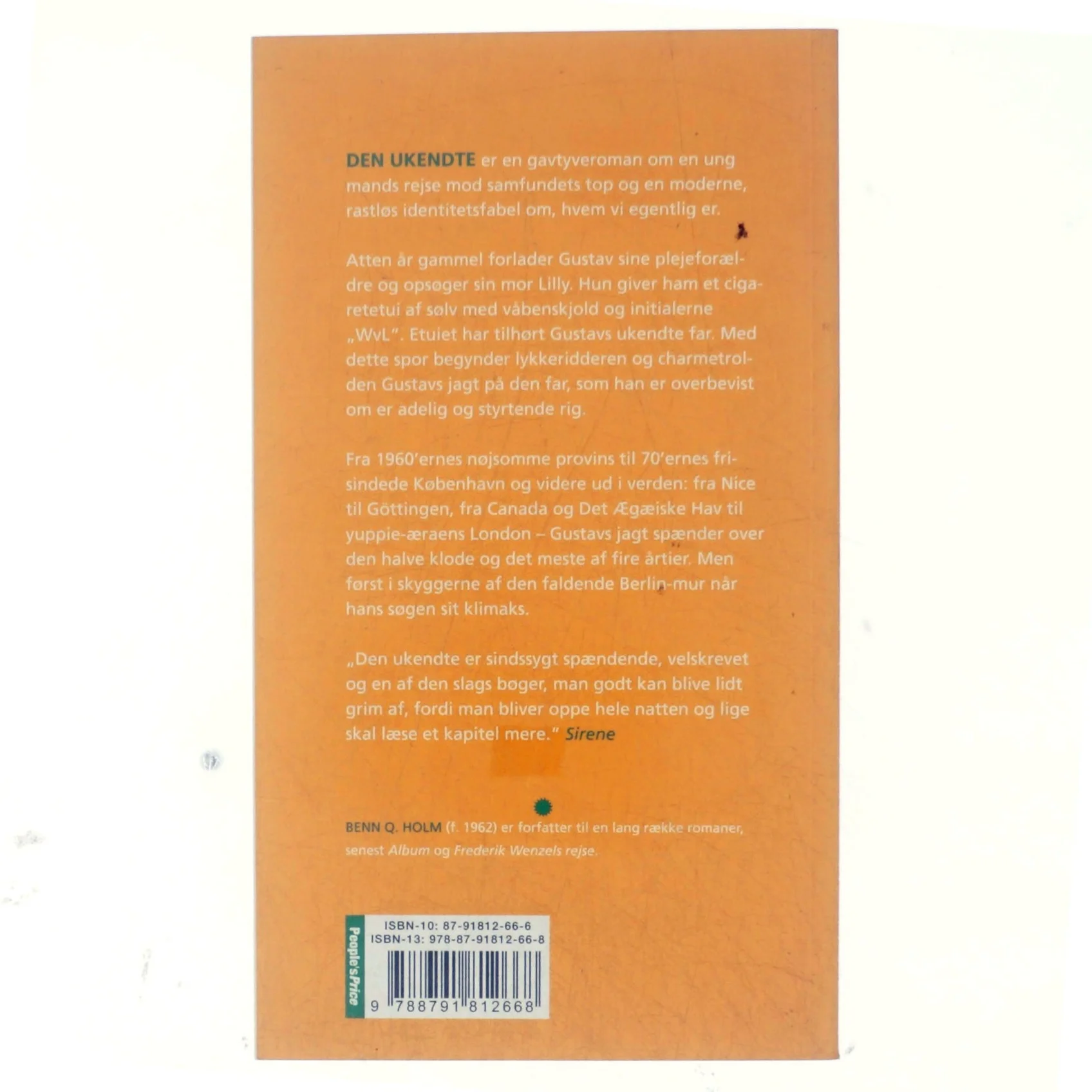 Den ukendte : roman af Benn Q. Holm (f. 1962) (Bog)