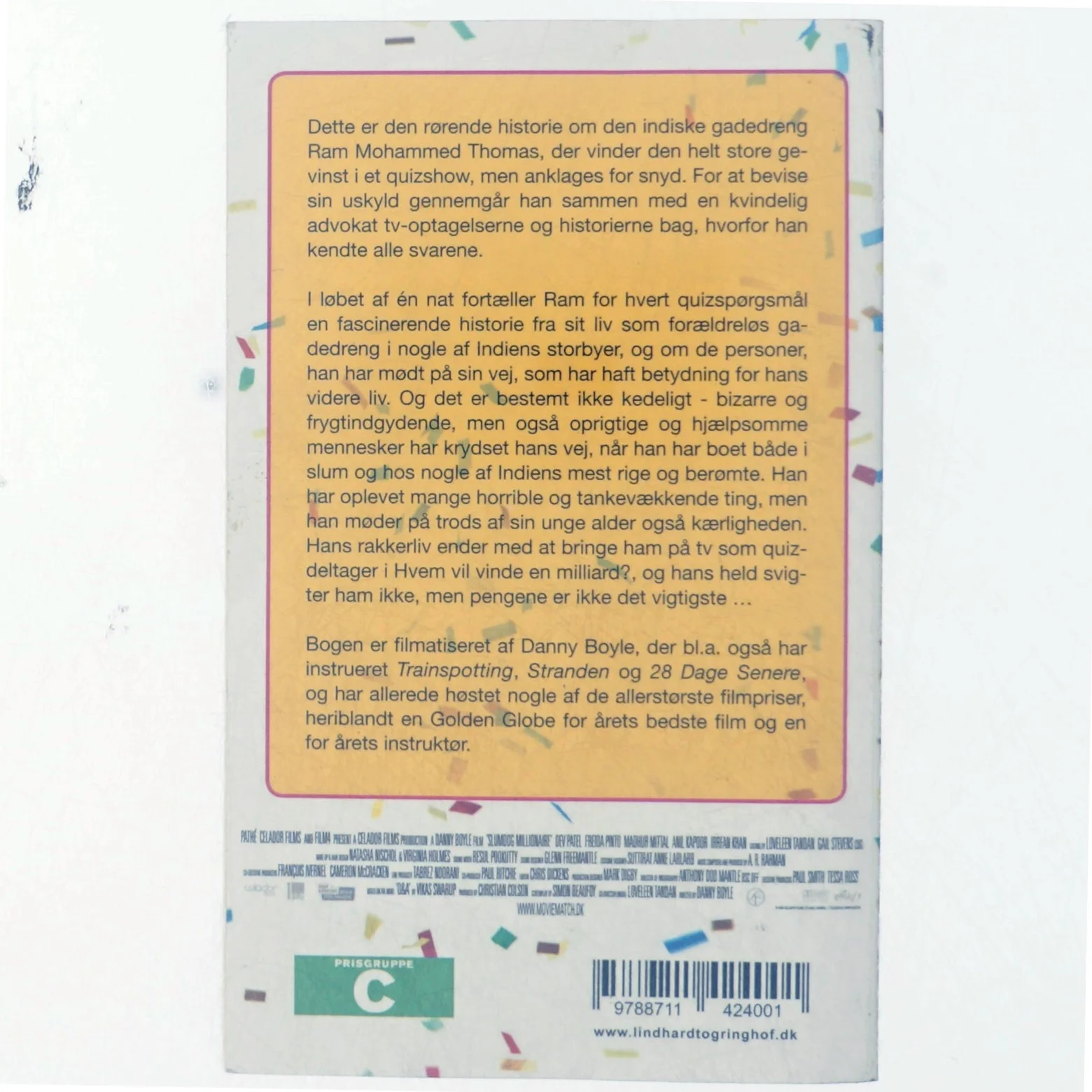 SLUMDOG MILLIONAIRE, Drengen der havde svar på alt af Vikas Swarup (Bog)