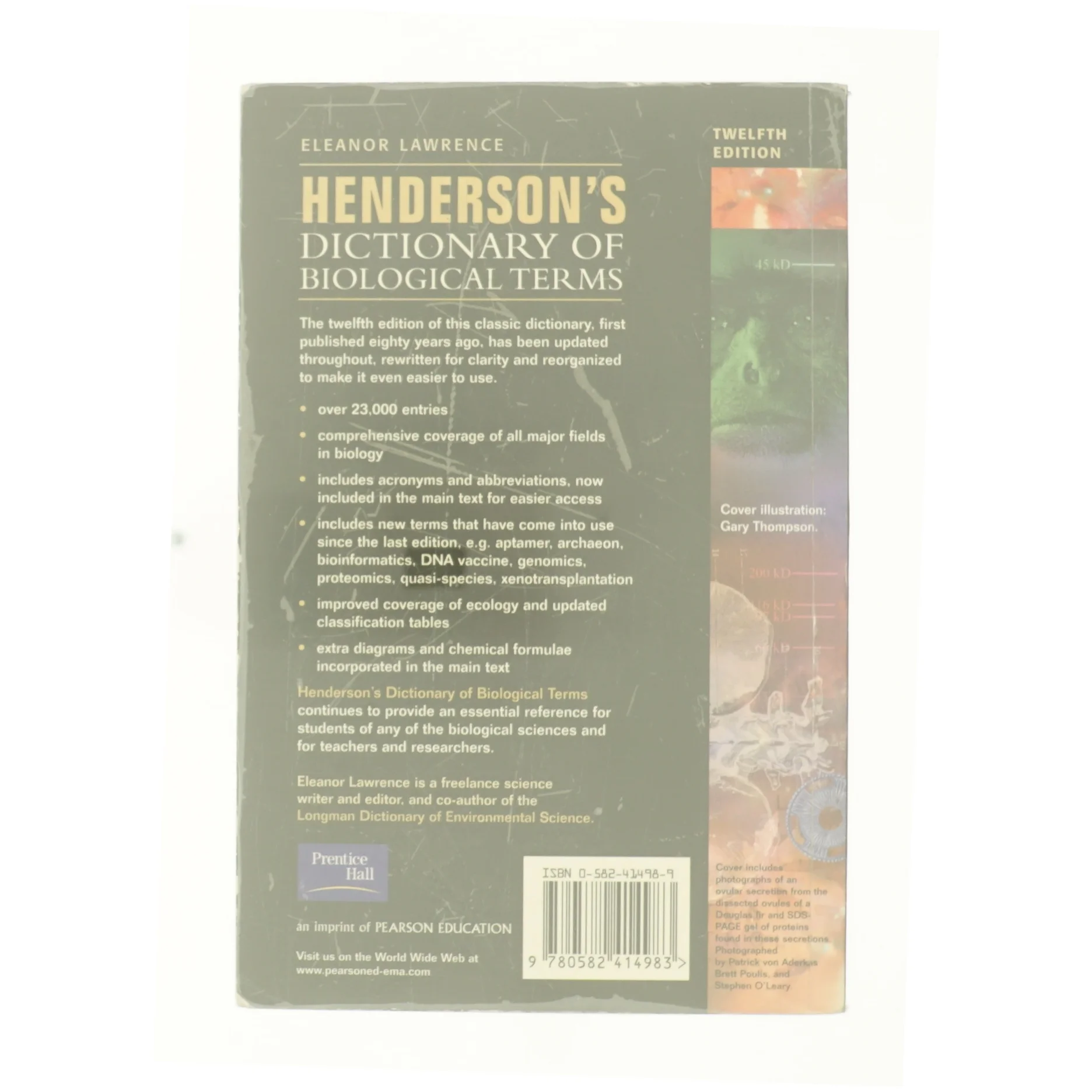 Henderson's Dictionary of Biological Terms af Eleanor, Henderson, I. F. Lawrence (Bog)