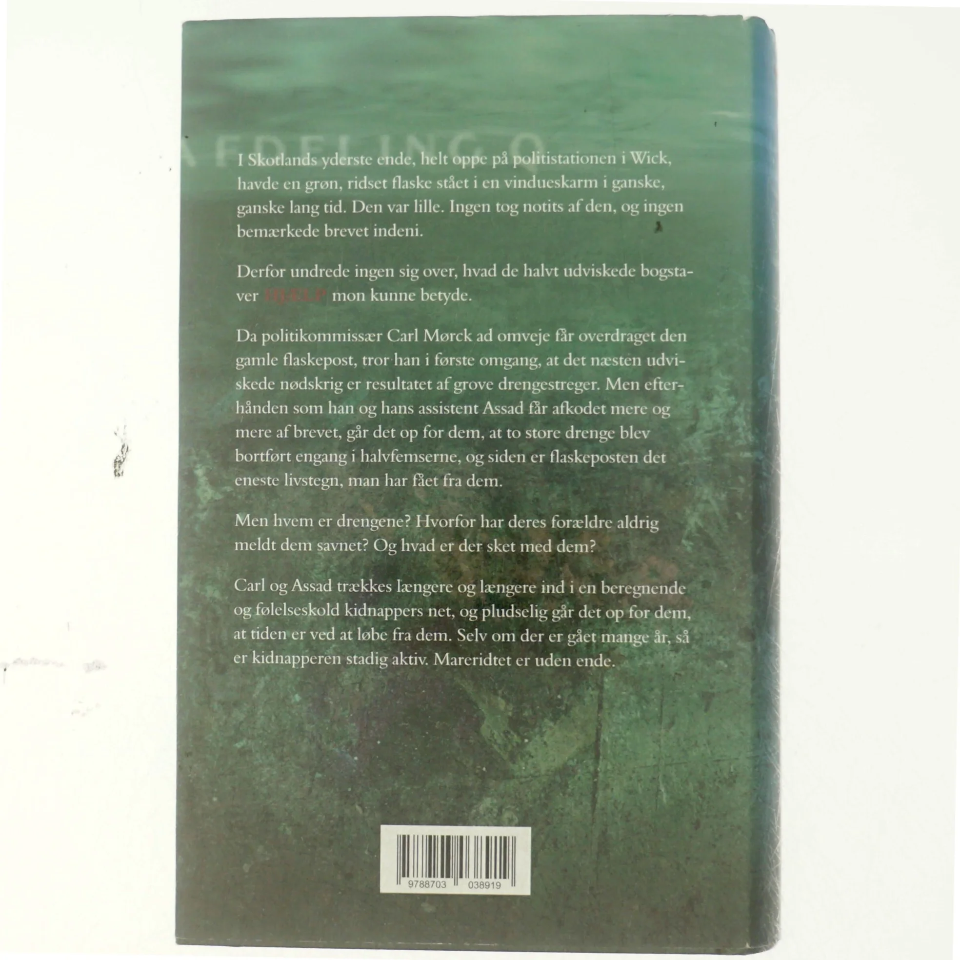 Flaskepost fra P : krimithriller af Jussi Adler-Olsen (Bog)