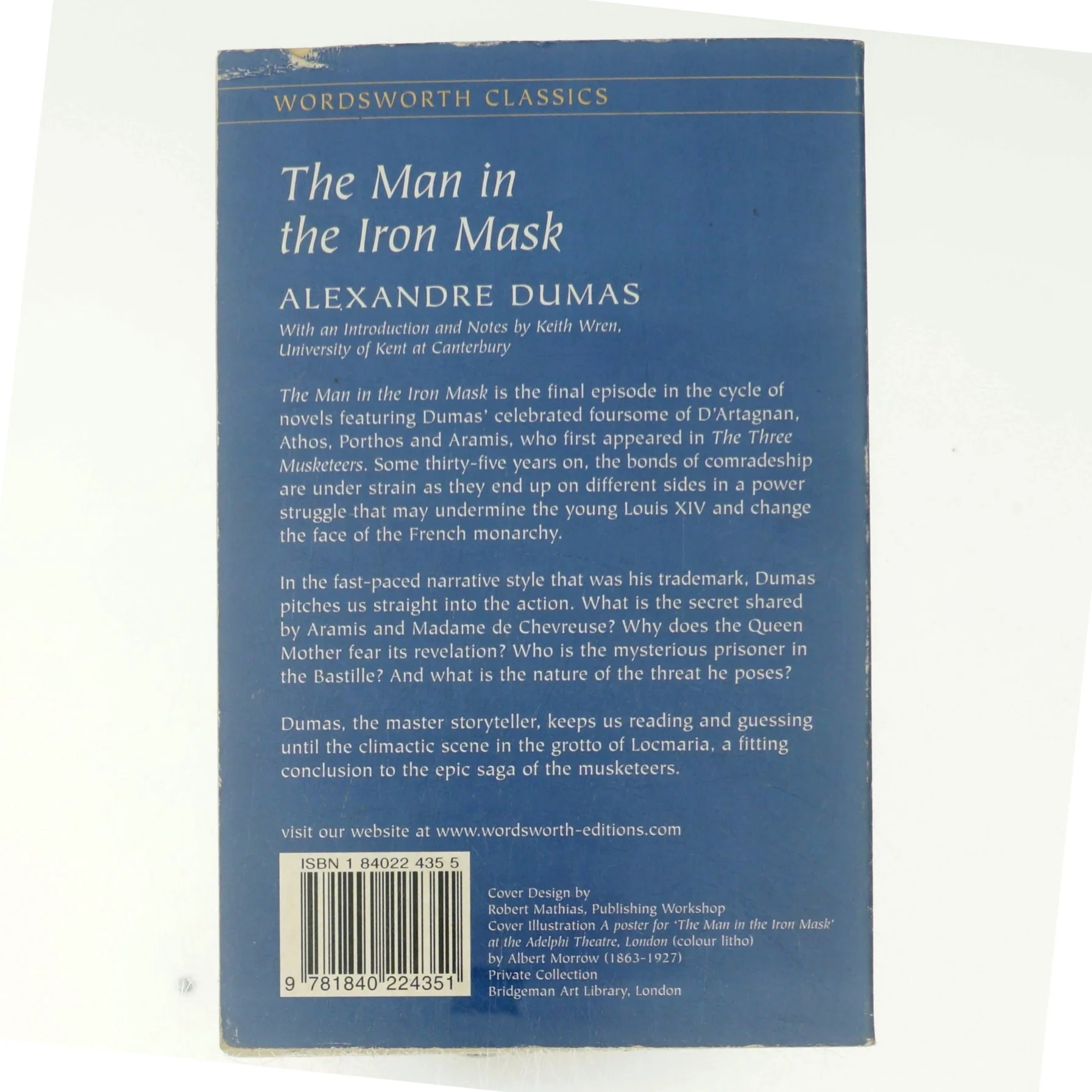 The Man in the Iron Mask af Alexandre Dumas (bog)