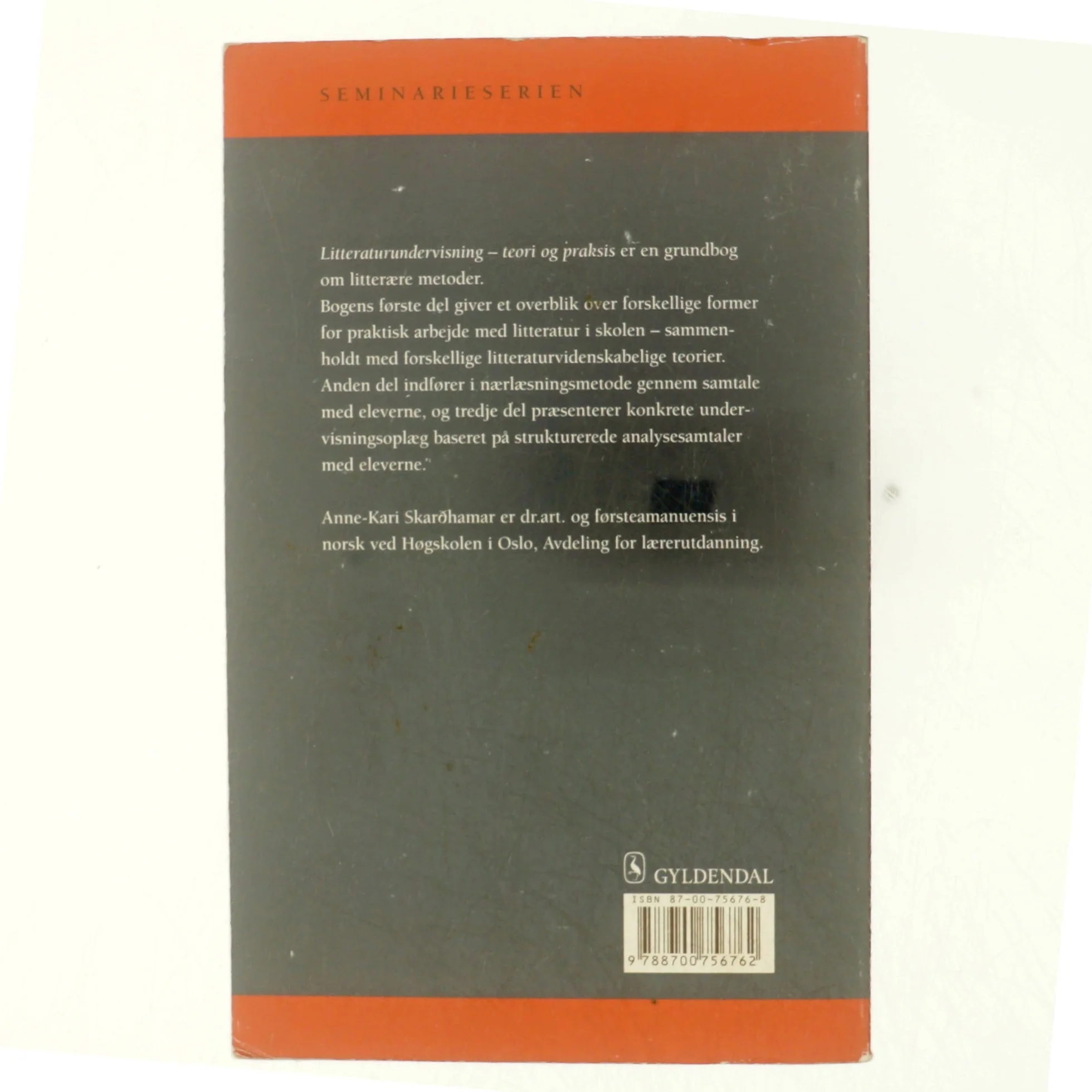 Litteraturundervisning : teori og praksis af Anne-Kari Skarðhamar (Bog)