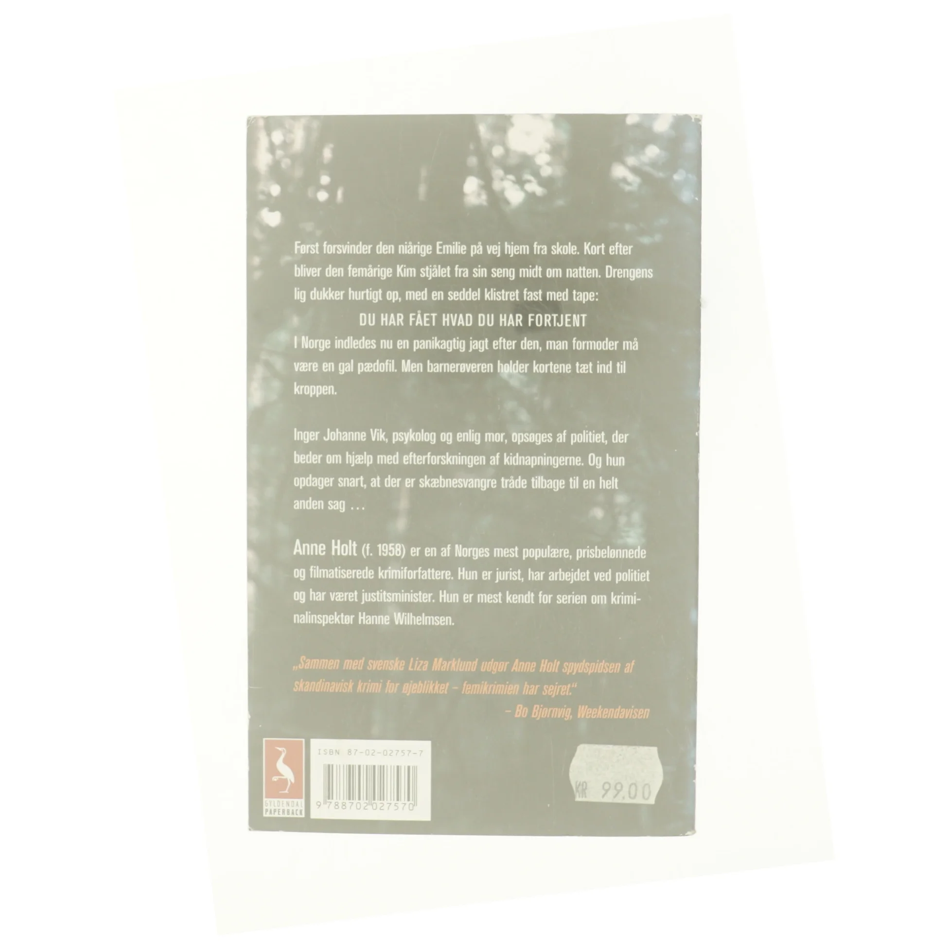 Det der er mit af Anne Holt (f. 1958-11-16) (Bog)