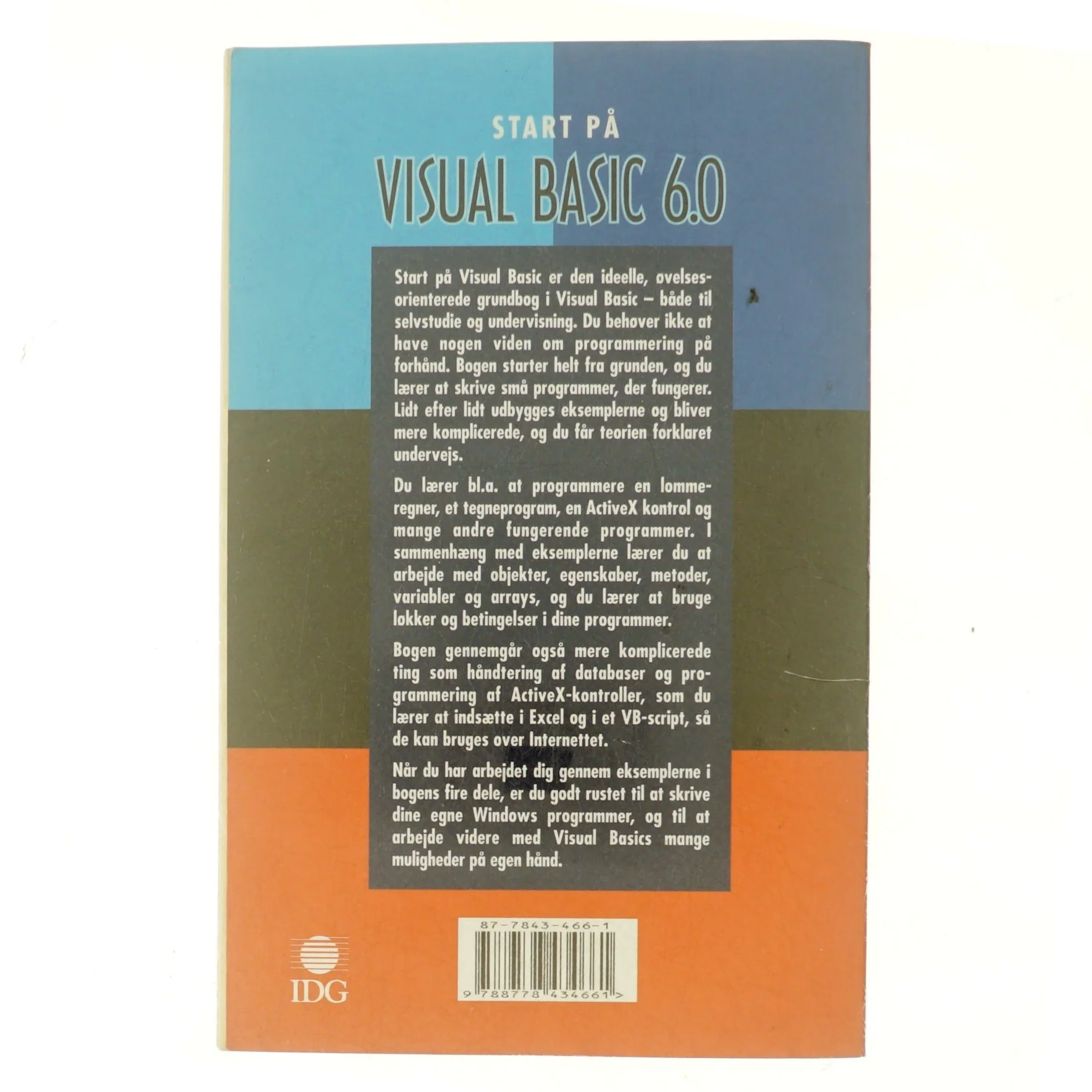 Start på Visual Basic 6.0 af Jakob Kristiansen (f. 1963) (Bog)