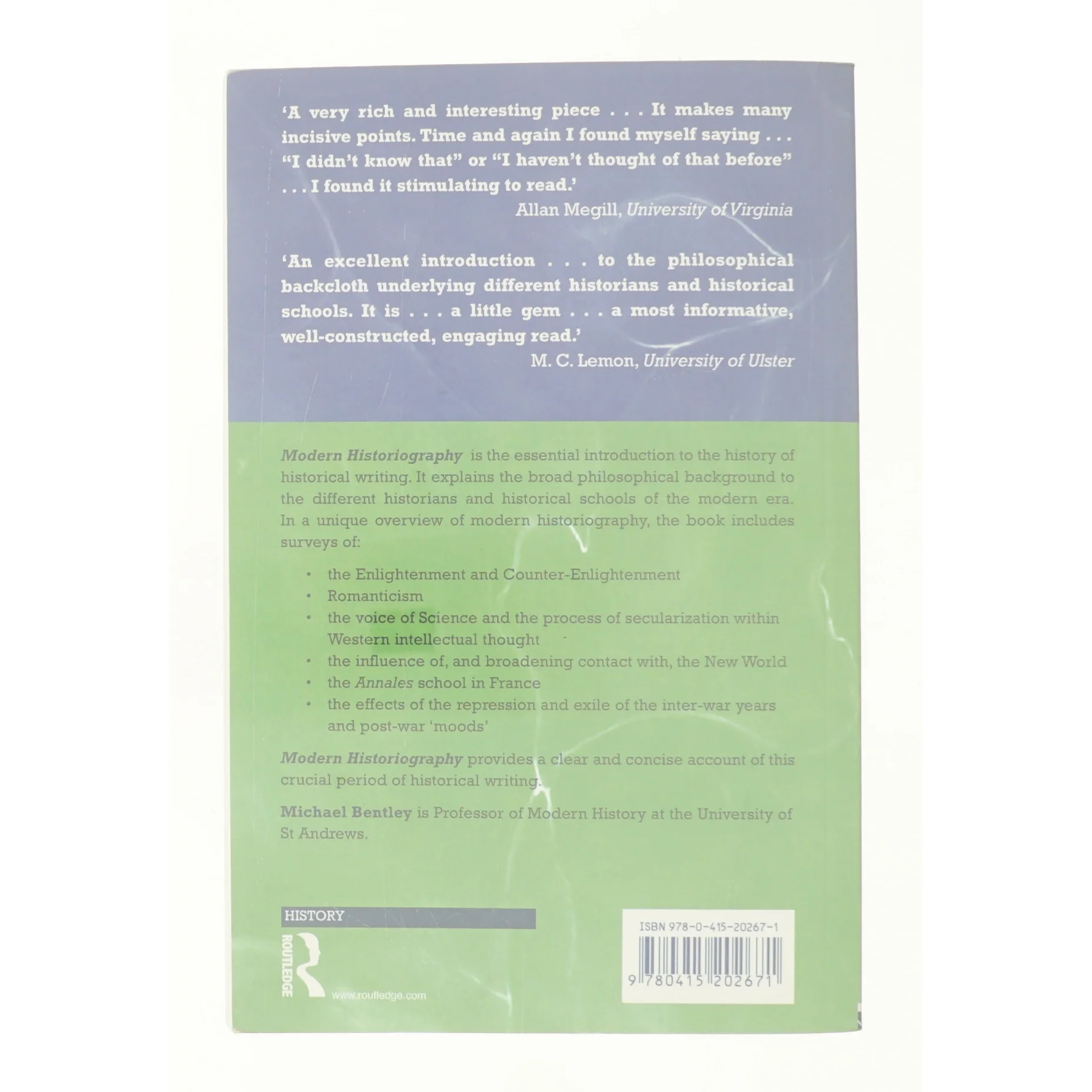 Modern Historiography af Michael Bentley (Bog)