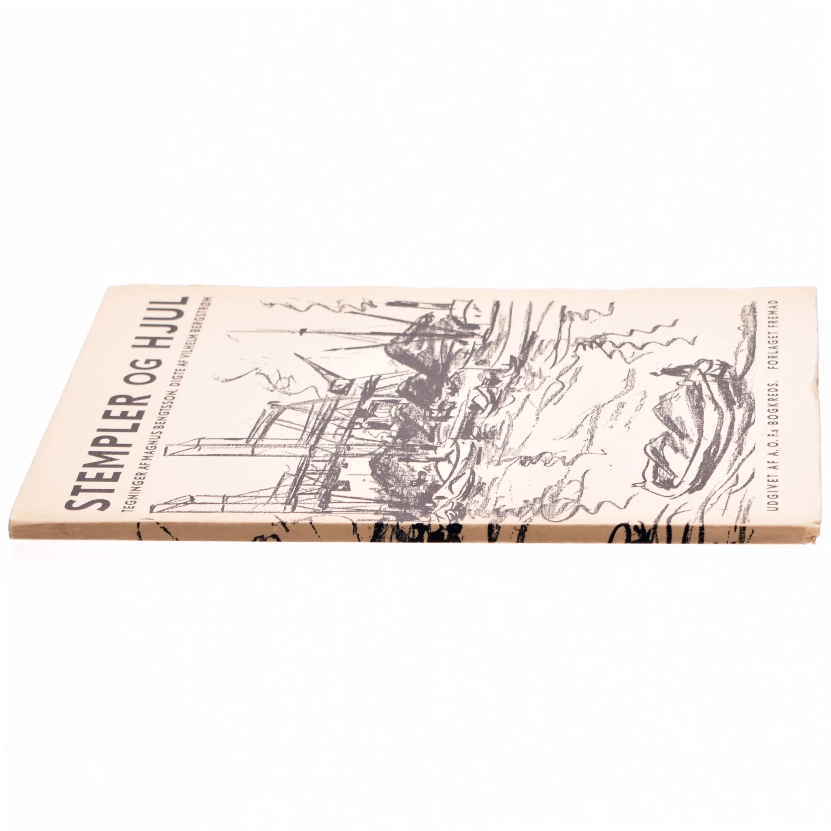  Stempler og hjul, Tegninger af Magnus Bengtson. Digte af Vilhelm Bergstrøm