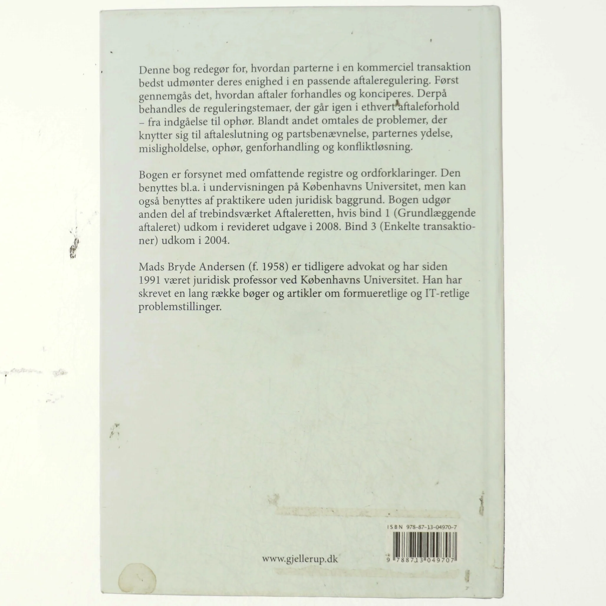 Praktisk aftaleret af Mads Bryde Andersen (Bog)