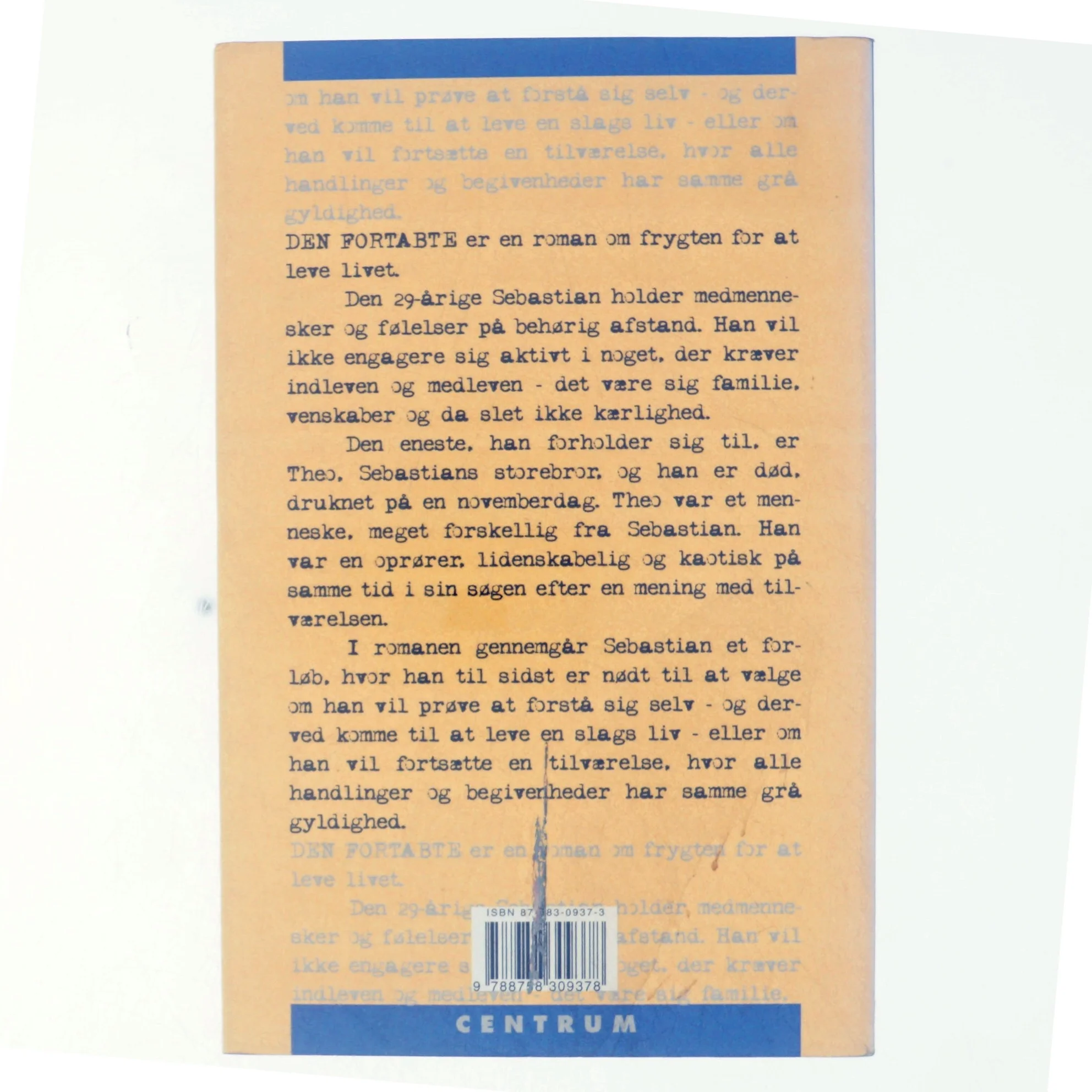 Den fortabte af Bo Skjoldborg (Bog)