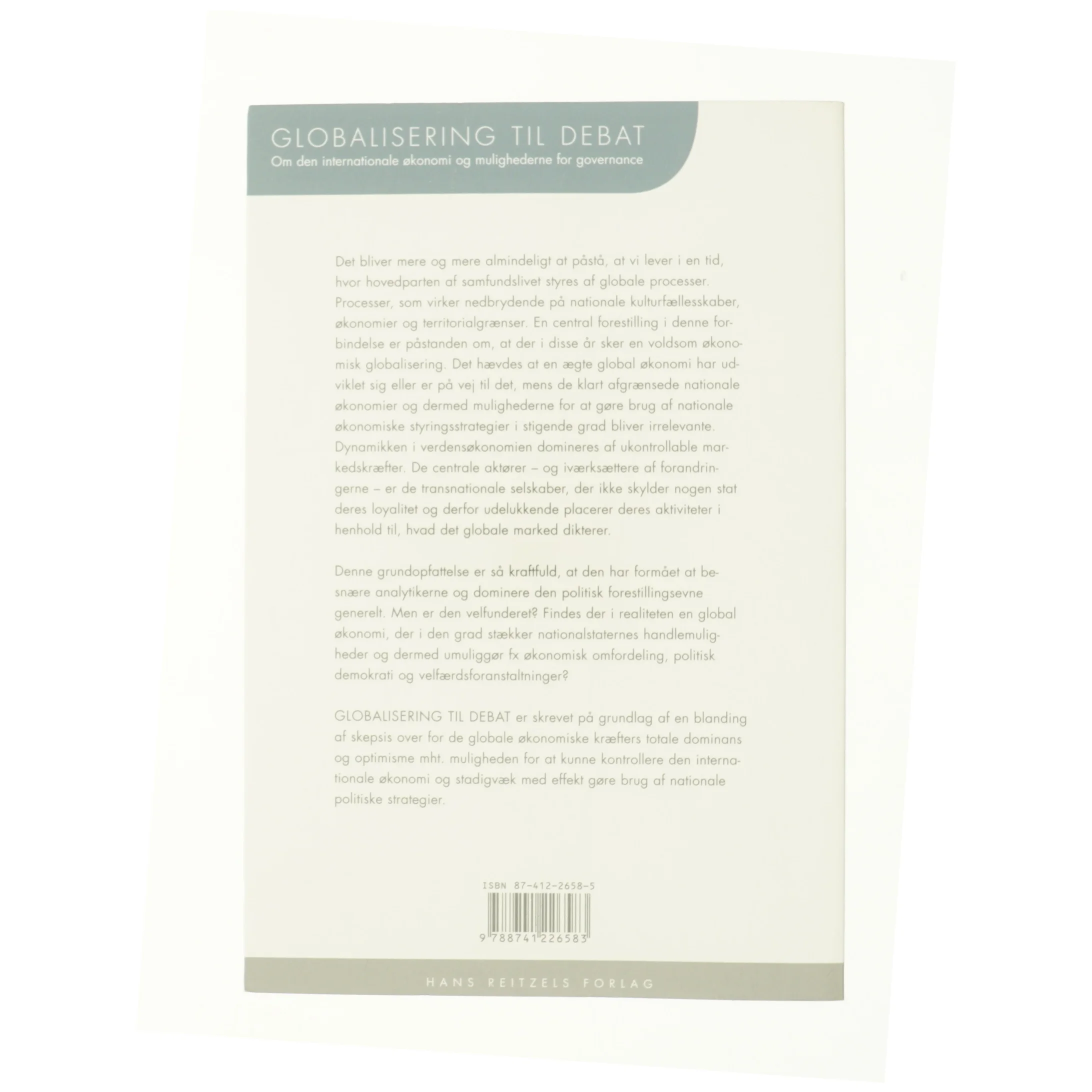 Globalisering til debat (Bog)