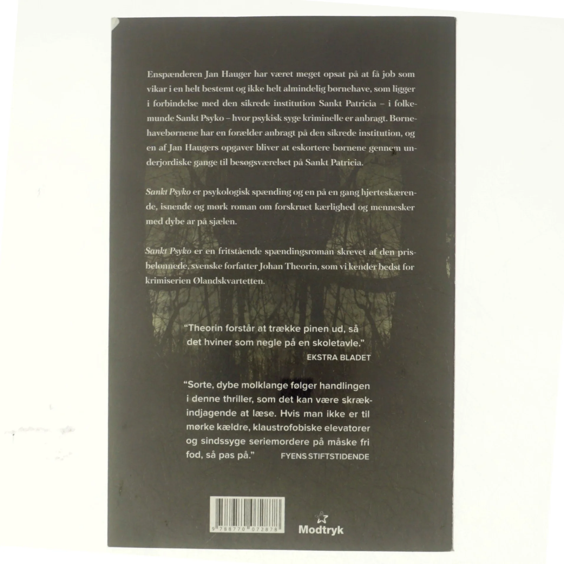 Sankt Psyko : spændingsroman af Johan Theorin (Bog)