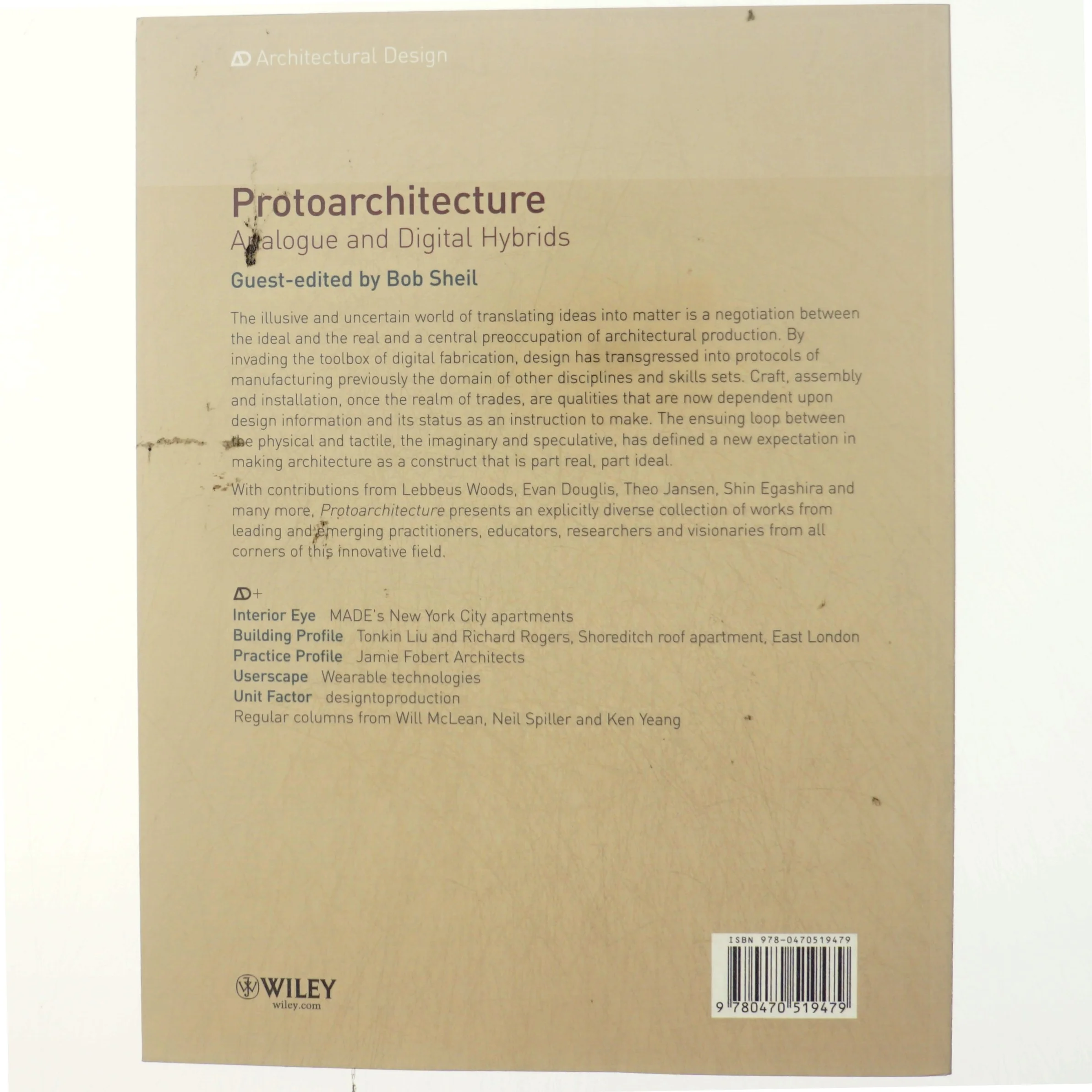 Protoarchitecture : analogue and digital hybrids (Bog)