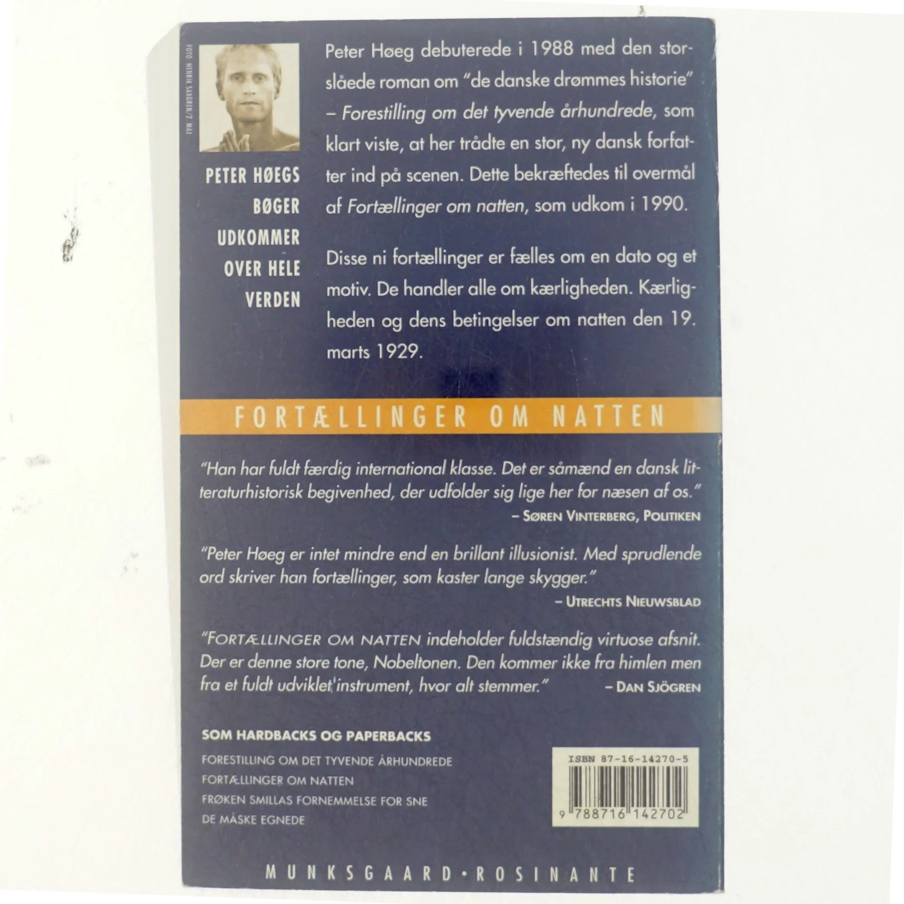 Fortællinger om natten af Peter Høeg (f. 1957-05-17) (Bog)