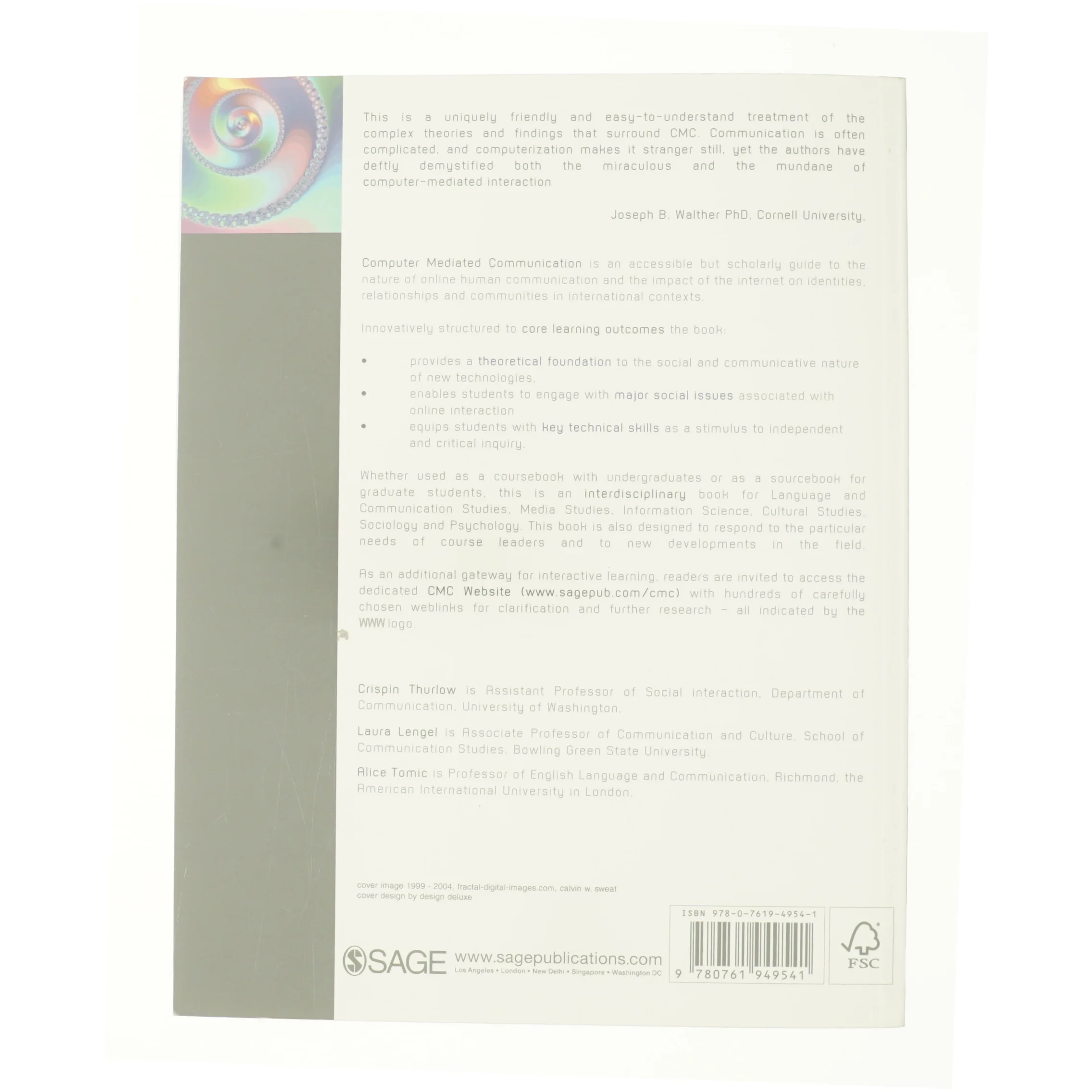 Computer Mediated Communication af Crispin Thurlow (Bog)