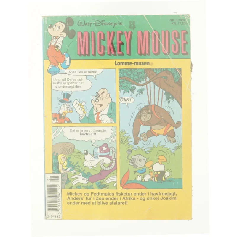 Mickey Mouse Nr. 1/1992 : Lomme-musen fra Disney
