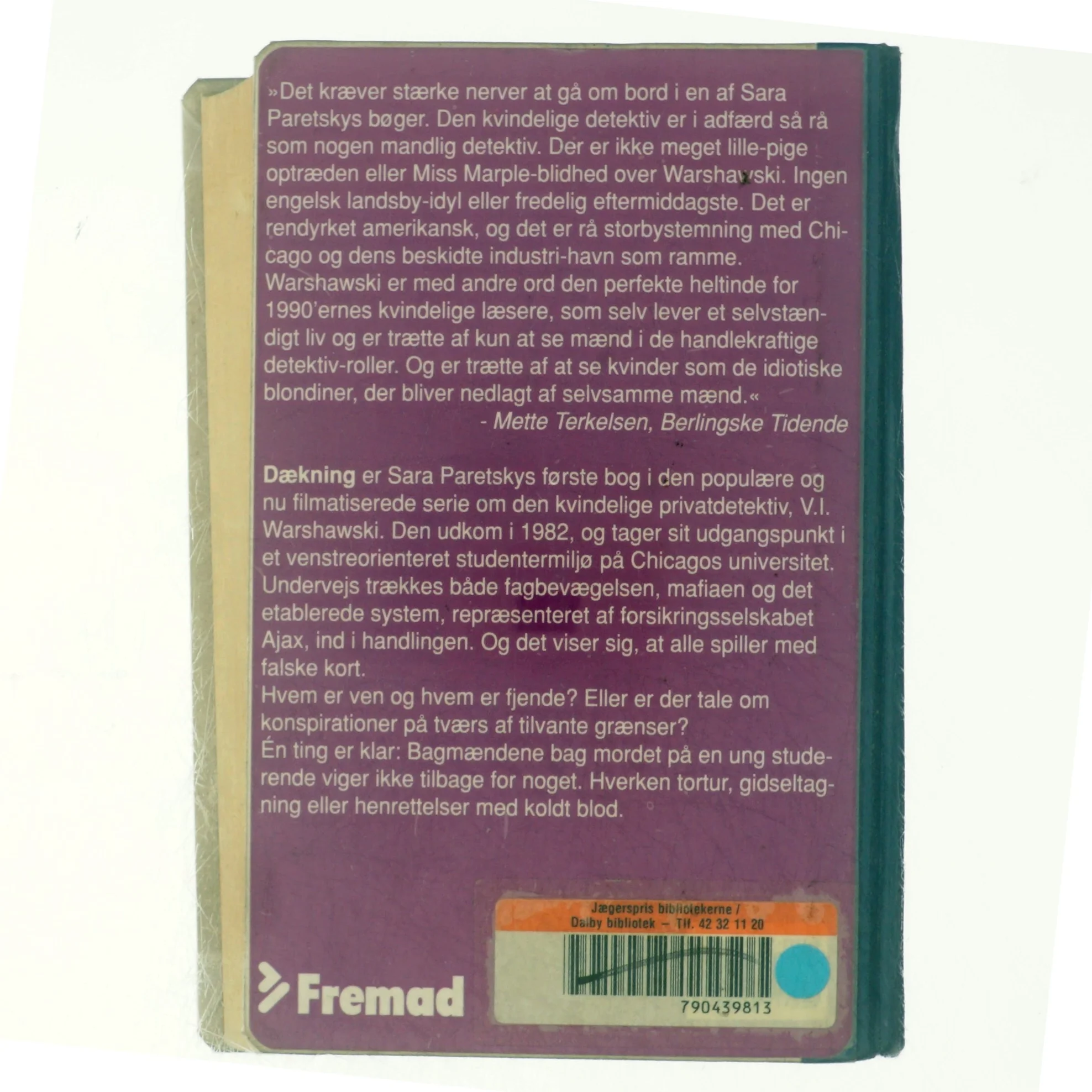 Dækning af Sara Paretsky