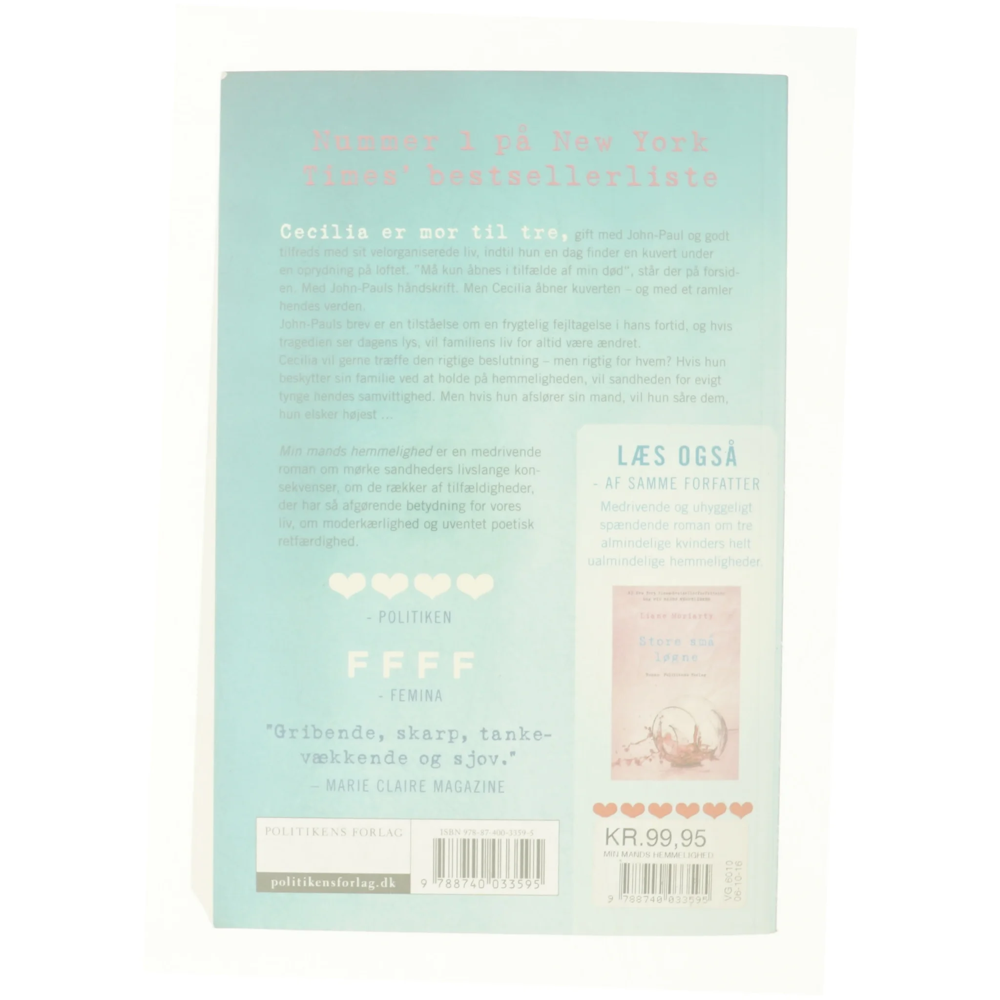 Min mands hemmelighed af Liane Moriarty (Bog)