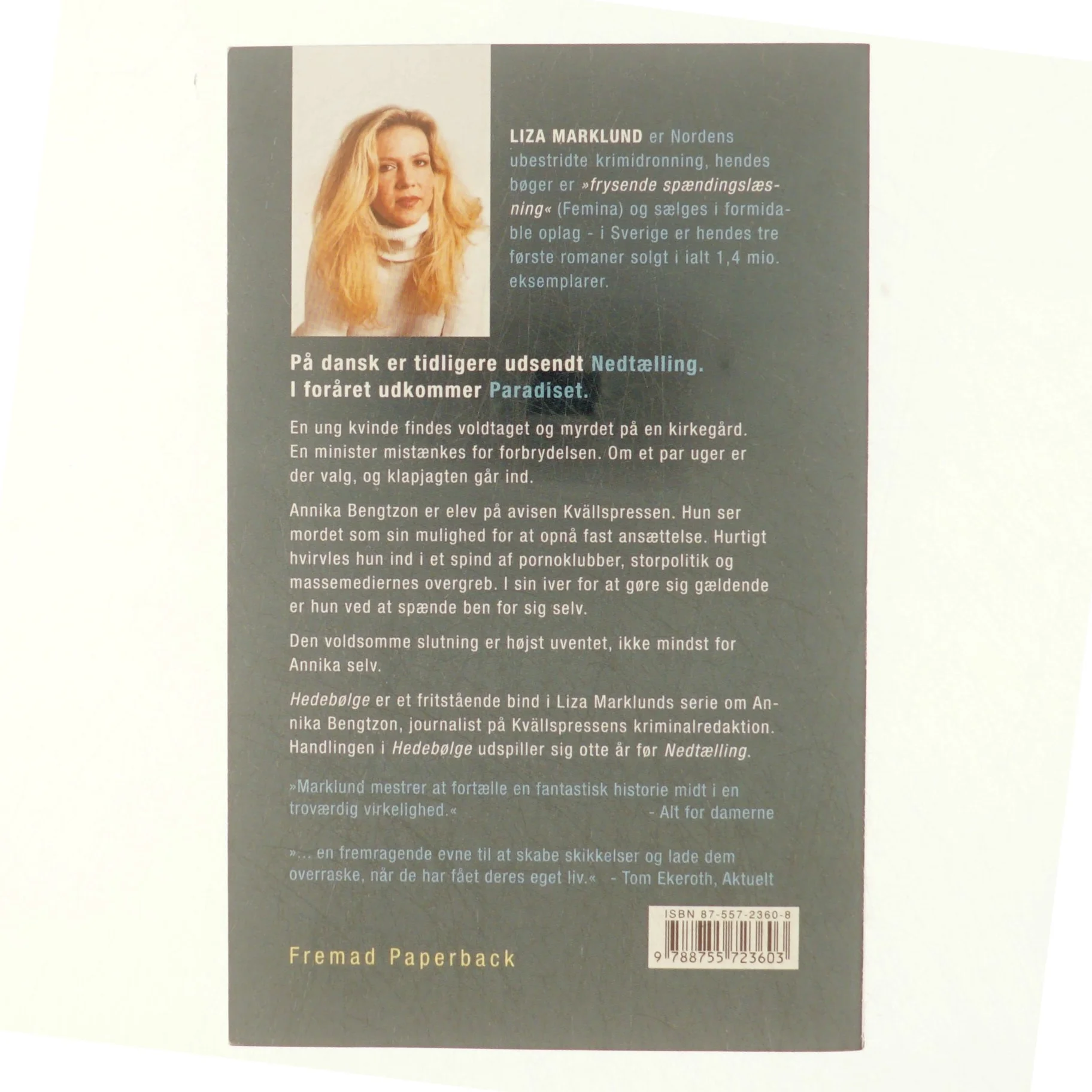 Hedebolge af Liza Marklund (Bog)