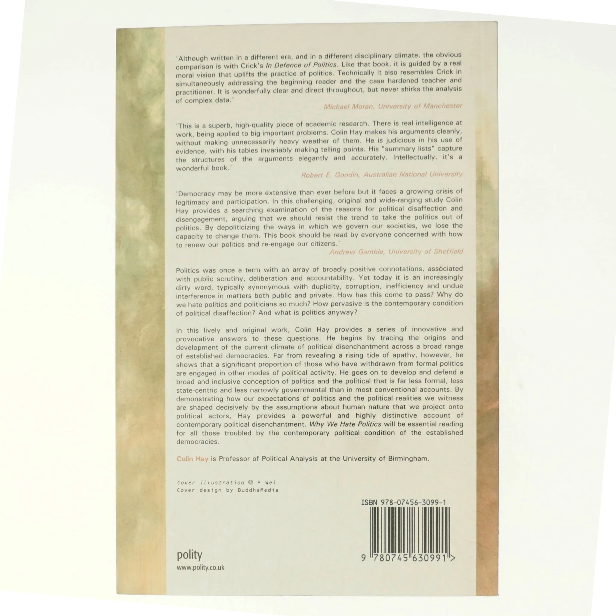 Why We Hate Politics af Colin Hay, Professor of Political Analysis Department of Political Science Colin Hay (Bog)