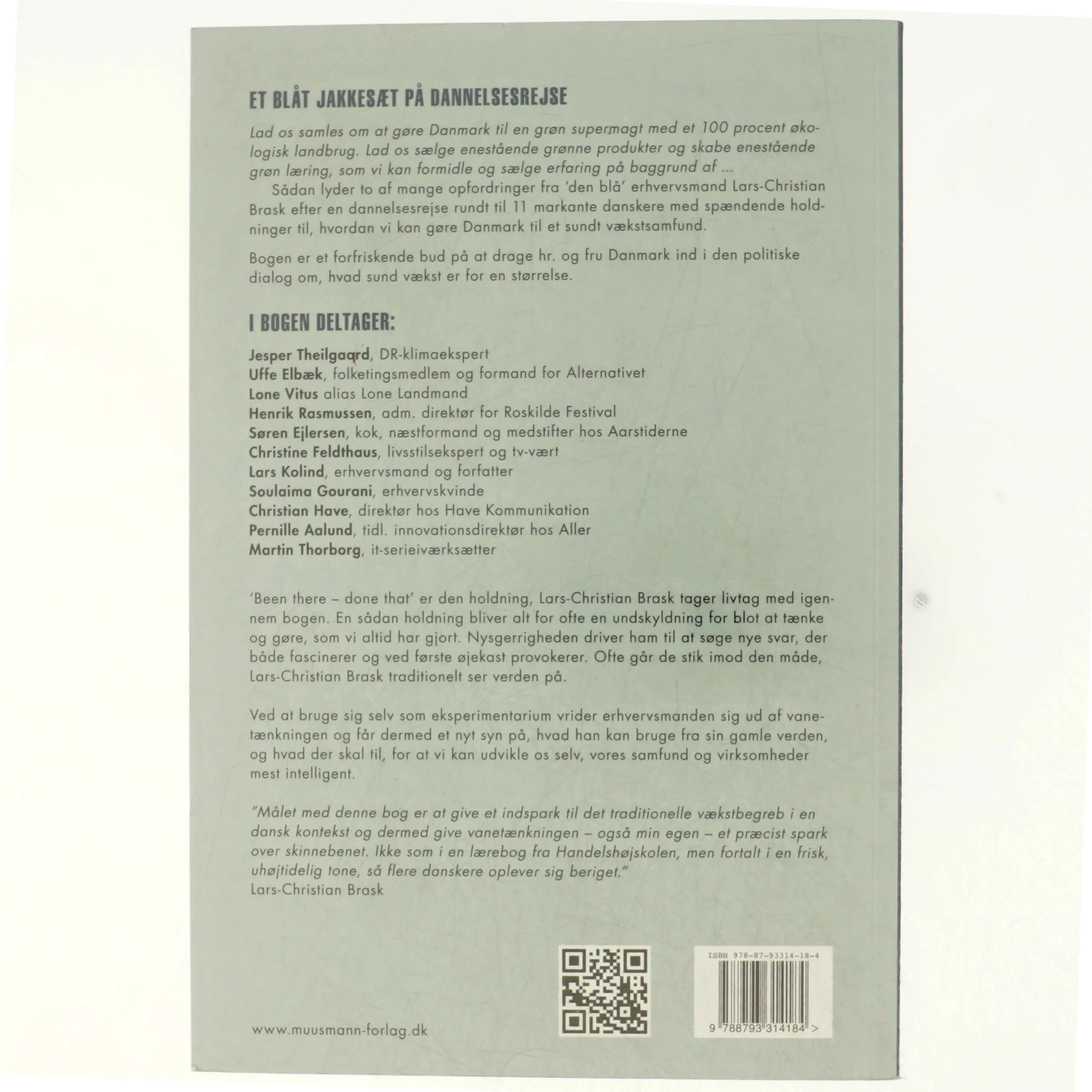 Vilje til forandring af Lars-Christian Brask (Bog)