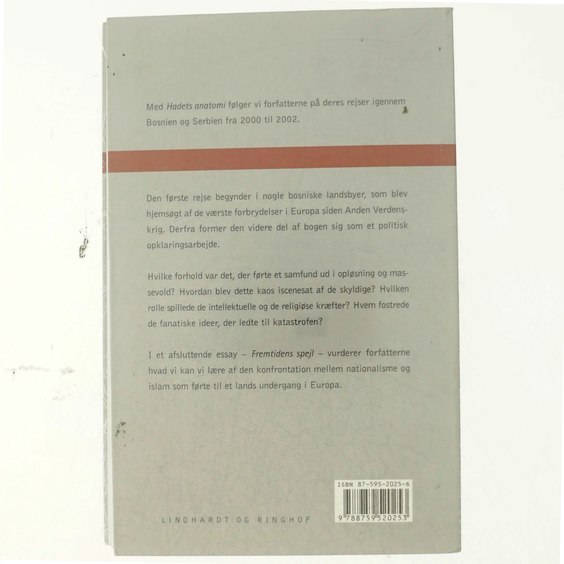 Hadets anatomi (Bog)