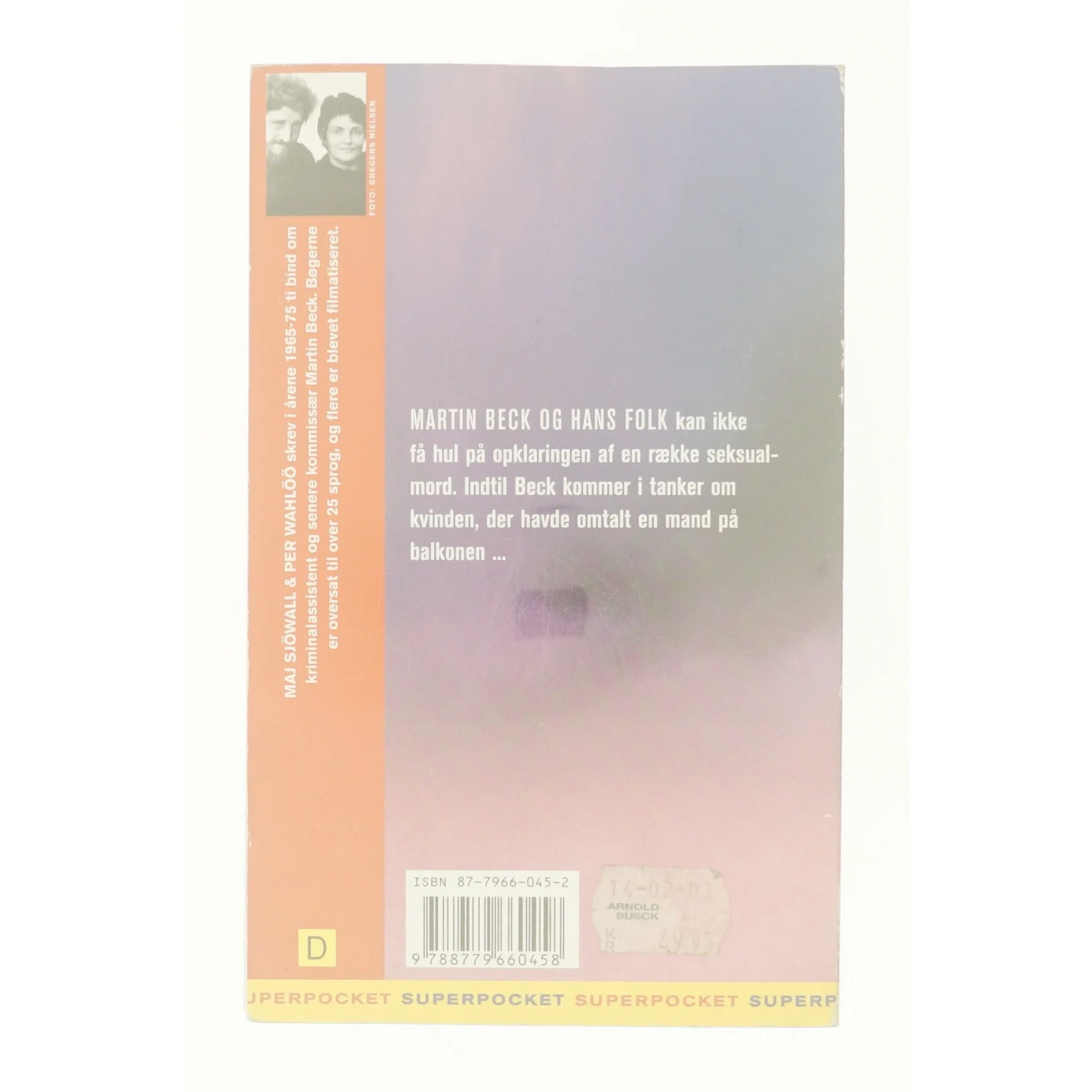 Manden på balkonen (Bog)