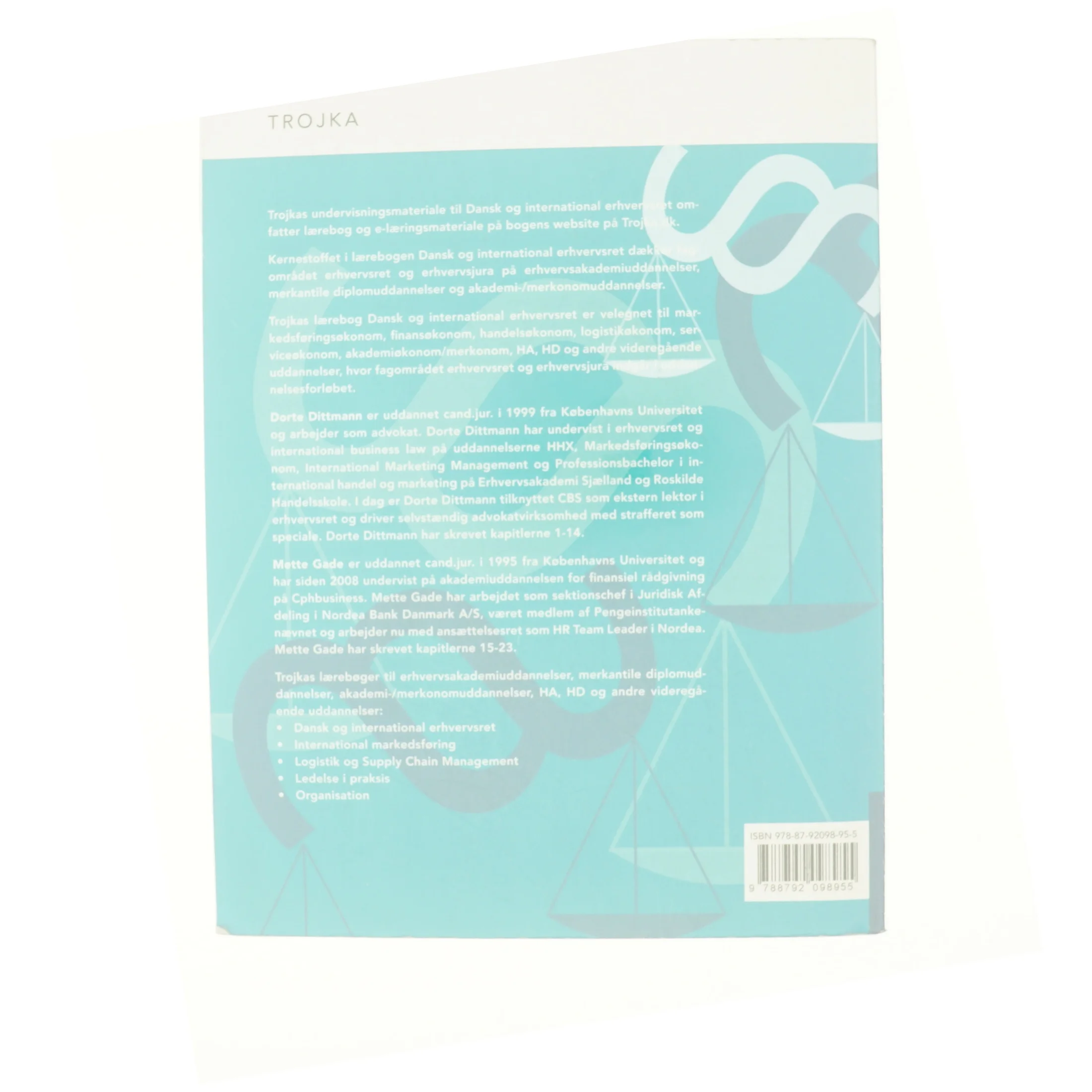 Dansk og international erhvervsret af Dorte Dittmann (Bog)