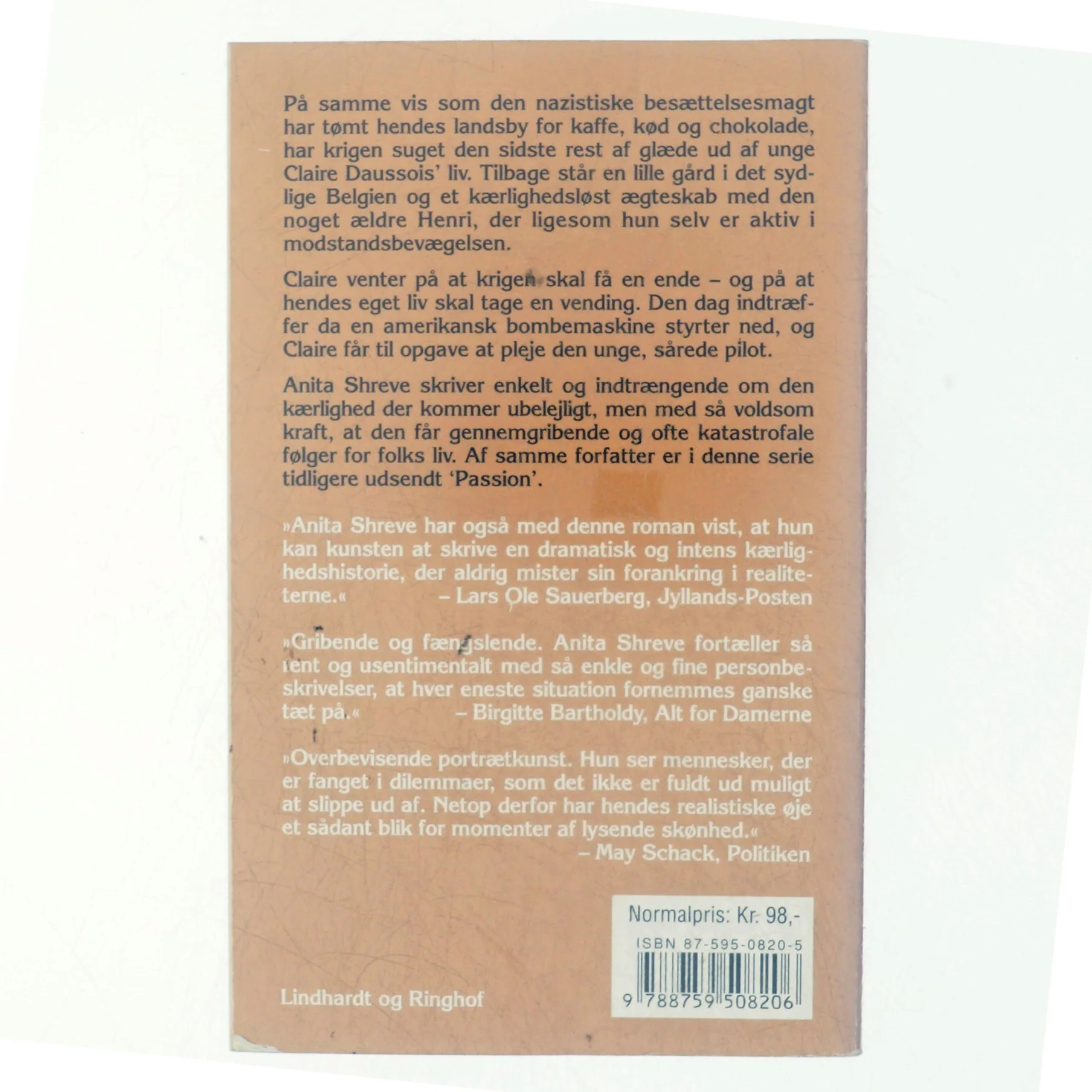 Tilflugt af Anita Shreve (Bog)