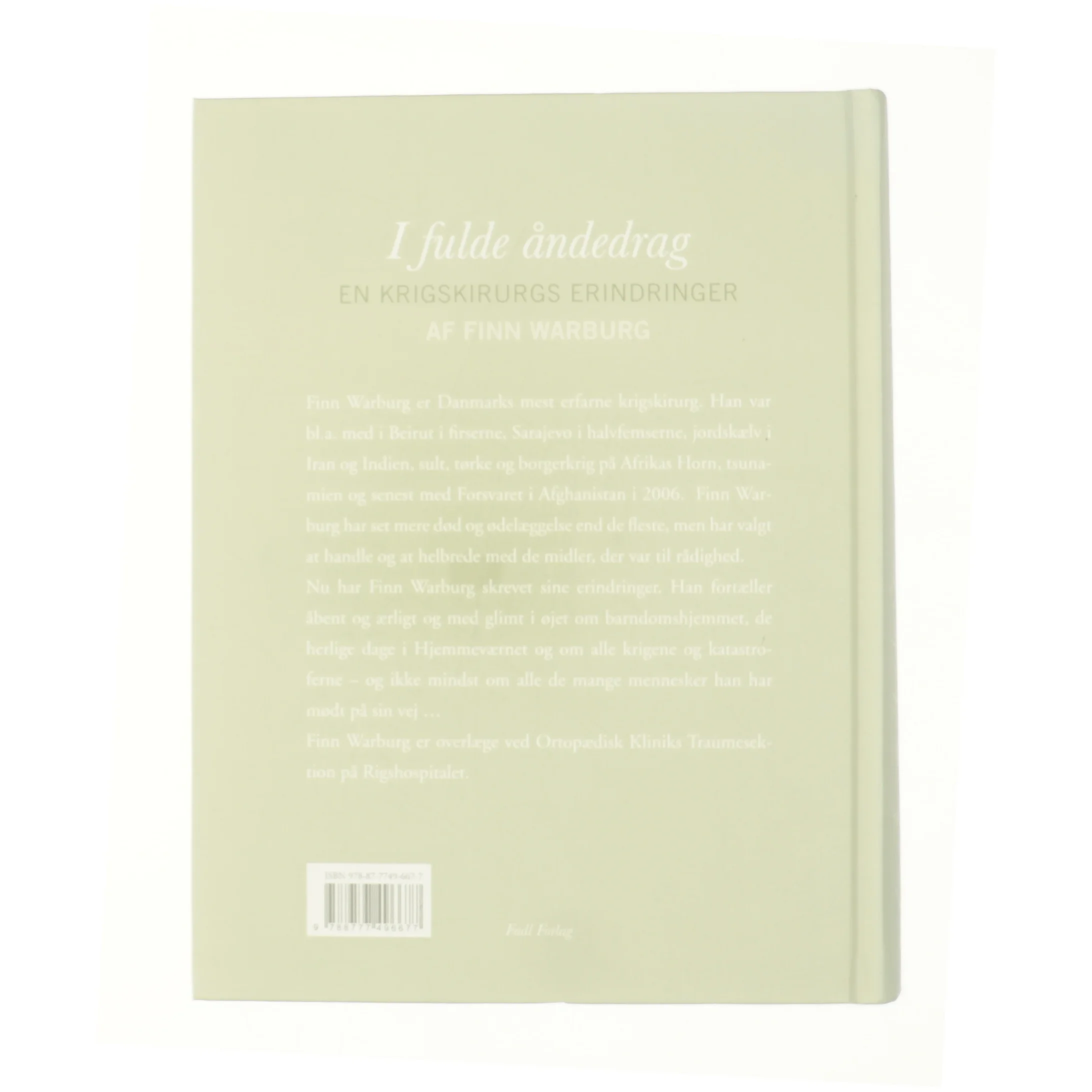 I fulde åndedrag af Finn Warburg (Bog)