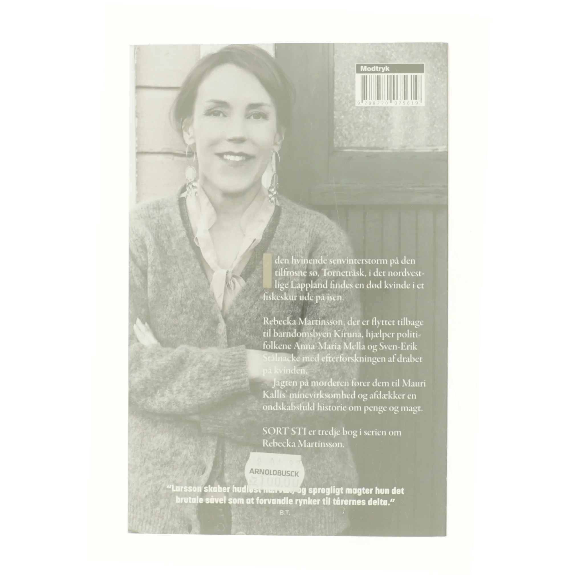 Sort sti af Åsa Larsson (Bog)