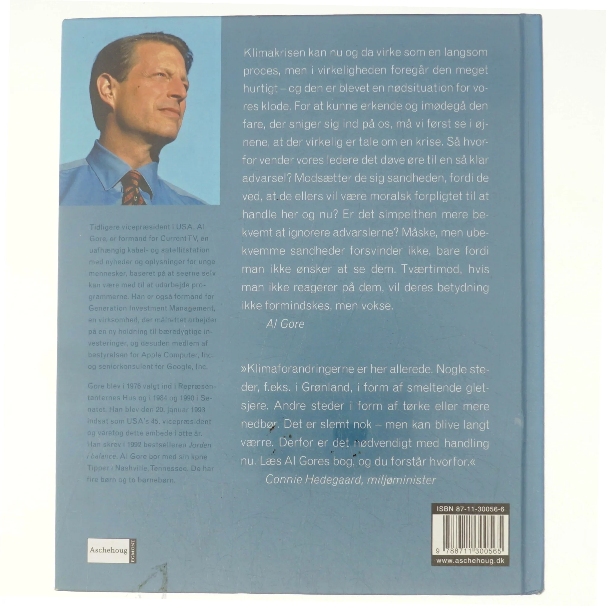 En ubekvem sandhed : den globale opvarmning og hvad vi kan gøre ved den af Al Gore (Bog)