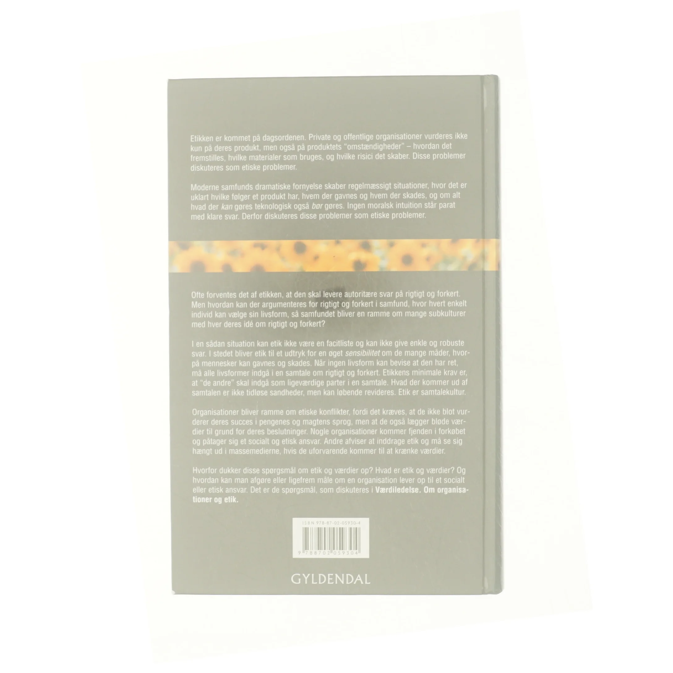 Værdiledelse : om organisationer og etik af Ole Thyssen (Bog)