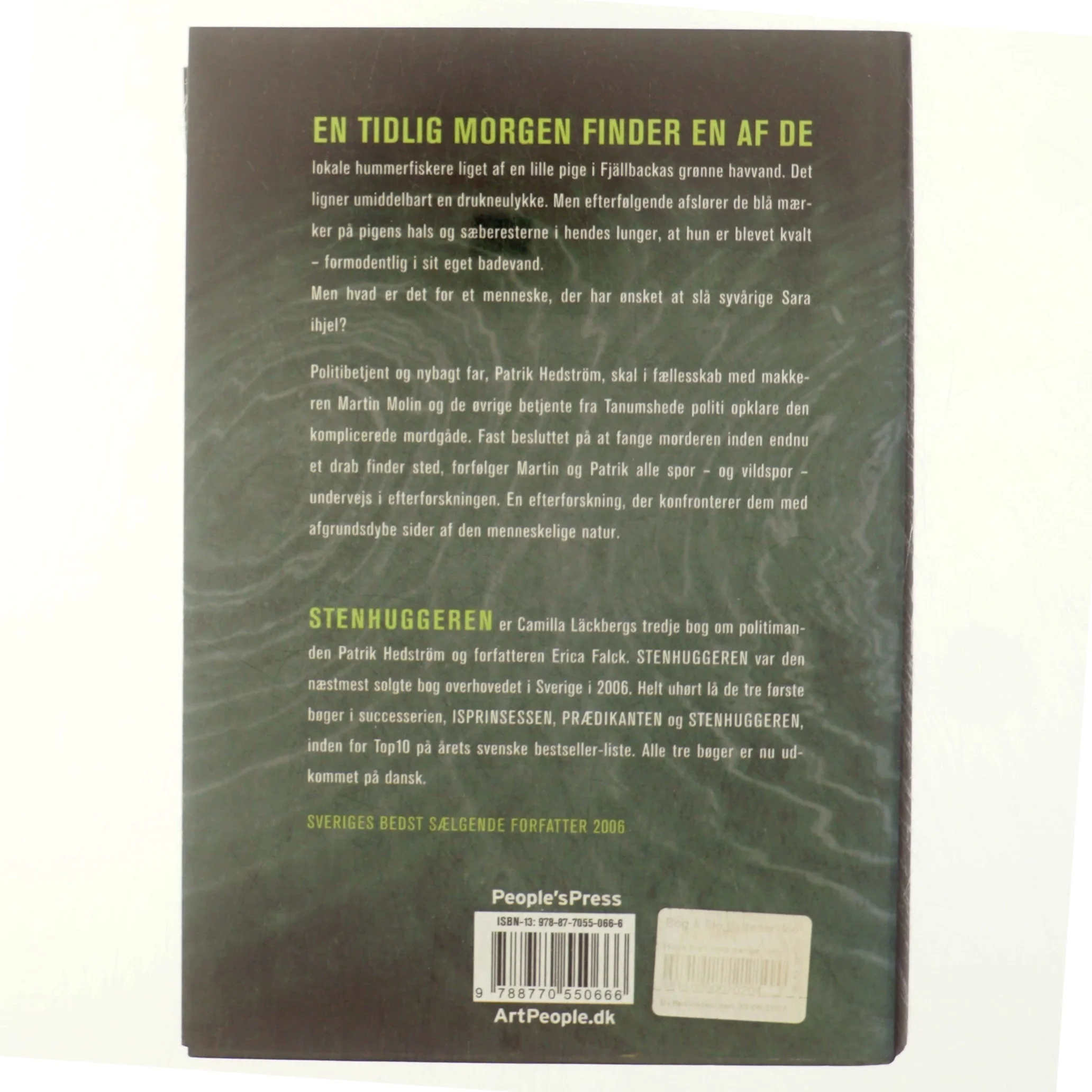 Stenhuggeren : kriminalroman af Camilla Läckberg (Bog)