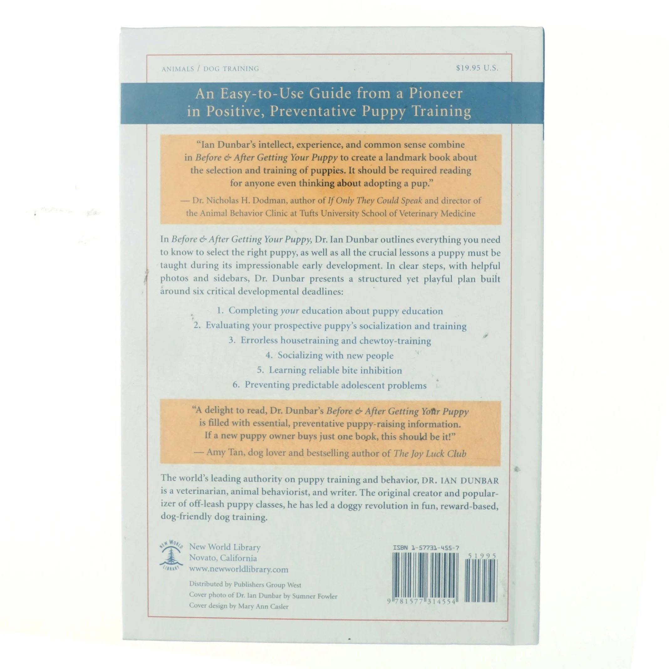 Before & After Getting Your Puppy af Ian Dunbar (Bog)