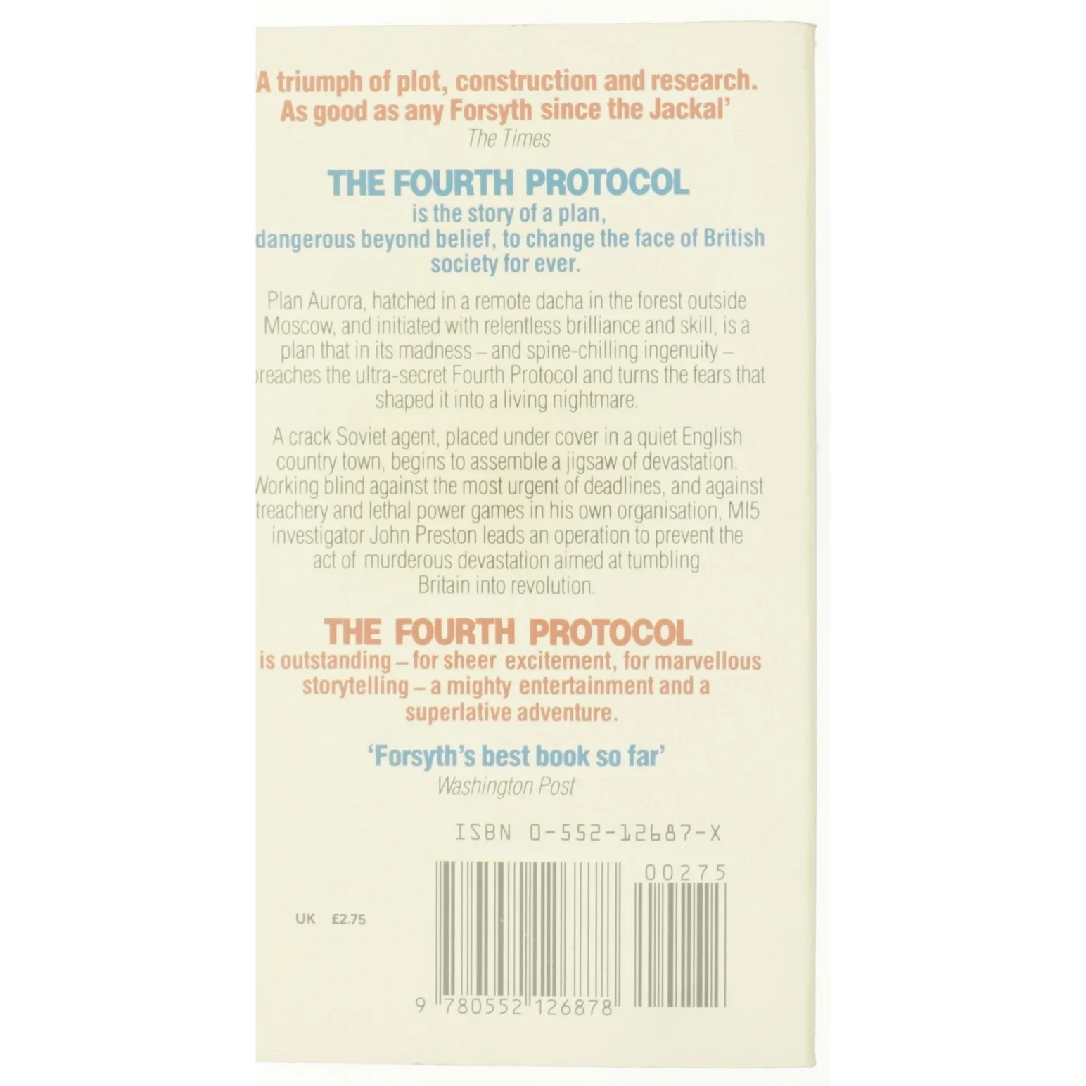 Fourth Protocol (Bog)